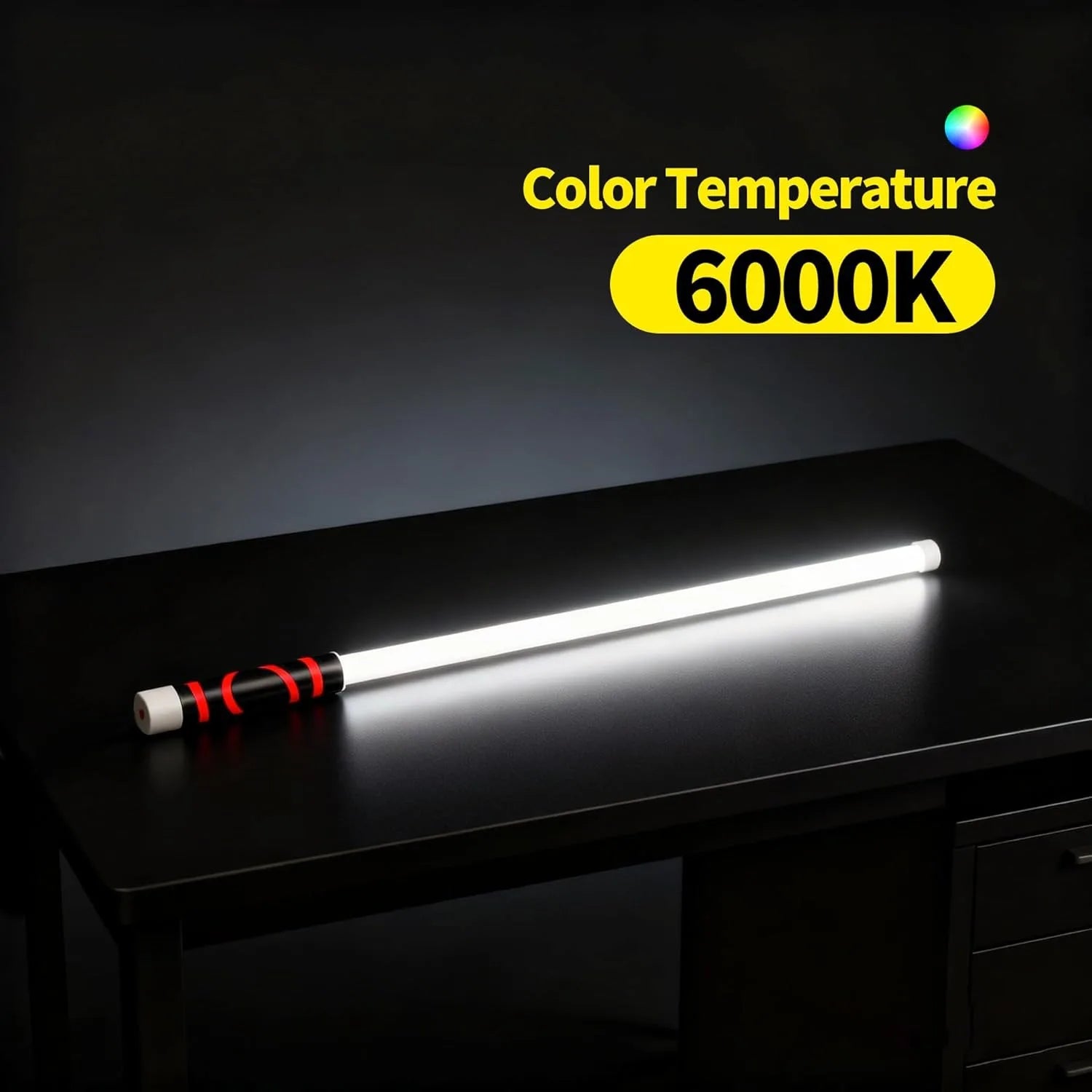Flexible LED Light Stick, 30" Portable Rechargeable Bendable Work Light with High-Lumen LED Portable Automotive Lighting Tool