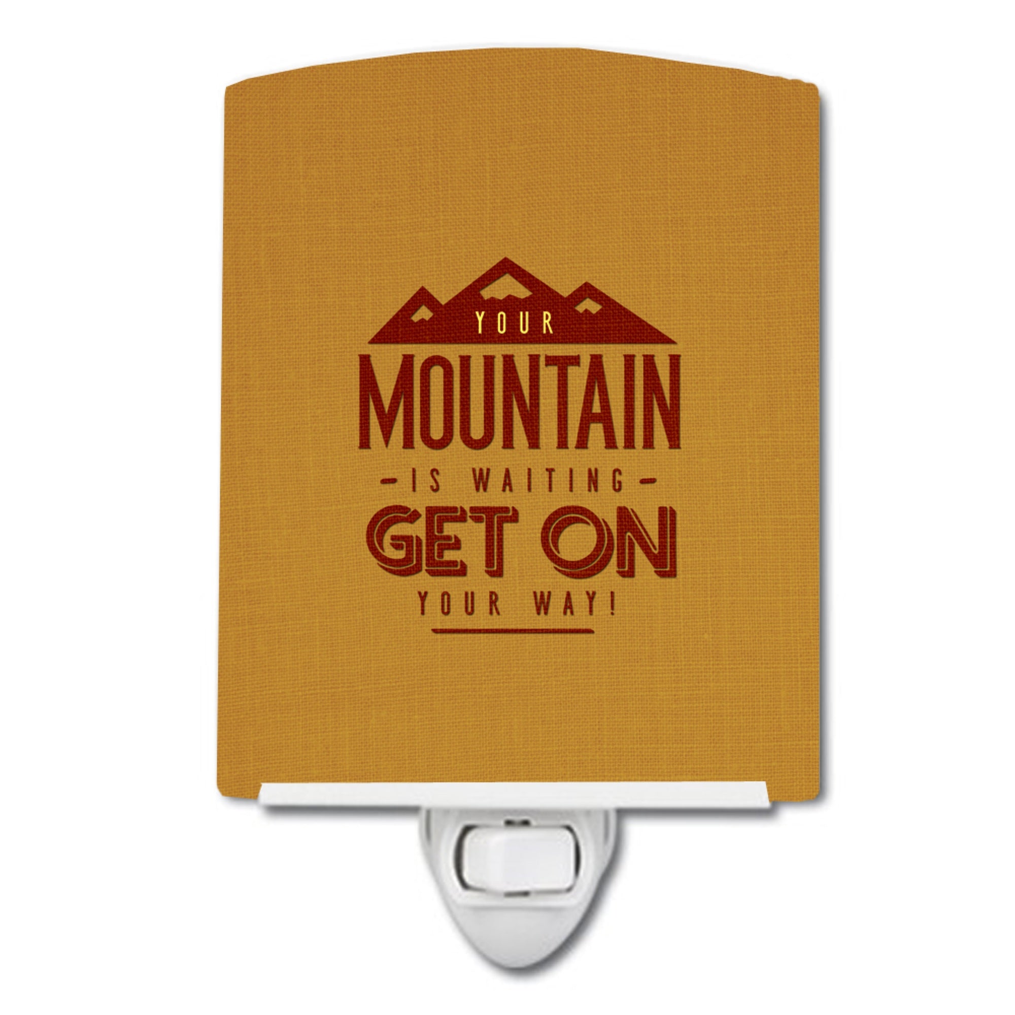  inchCarolines Treasures The Mountain is Waiting Ceramic Night Light, 6x4, Multicolor inch