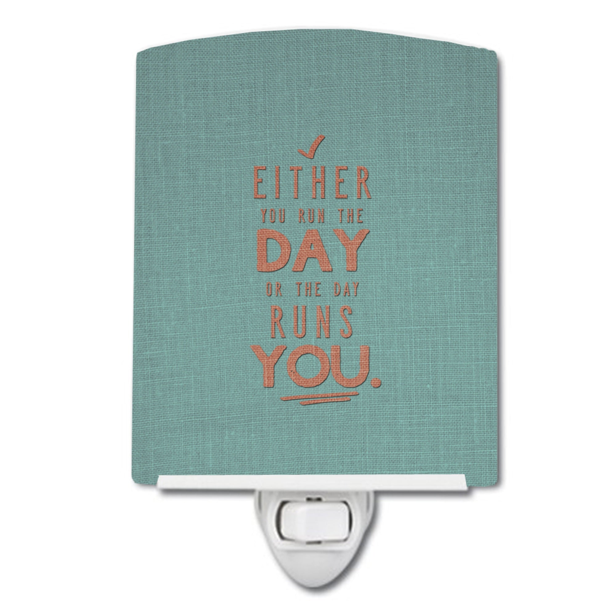  inchCarolines Treasures Run the Day Ceramic Night Light, 6x4, Multicolor inch