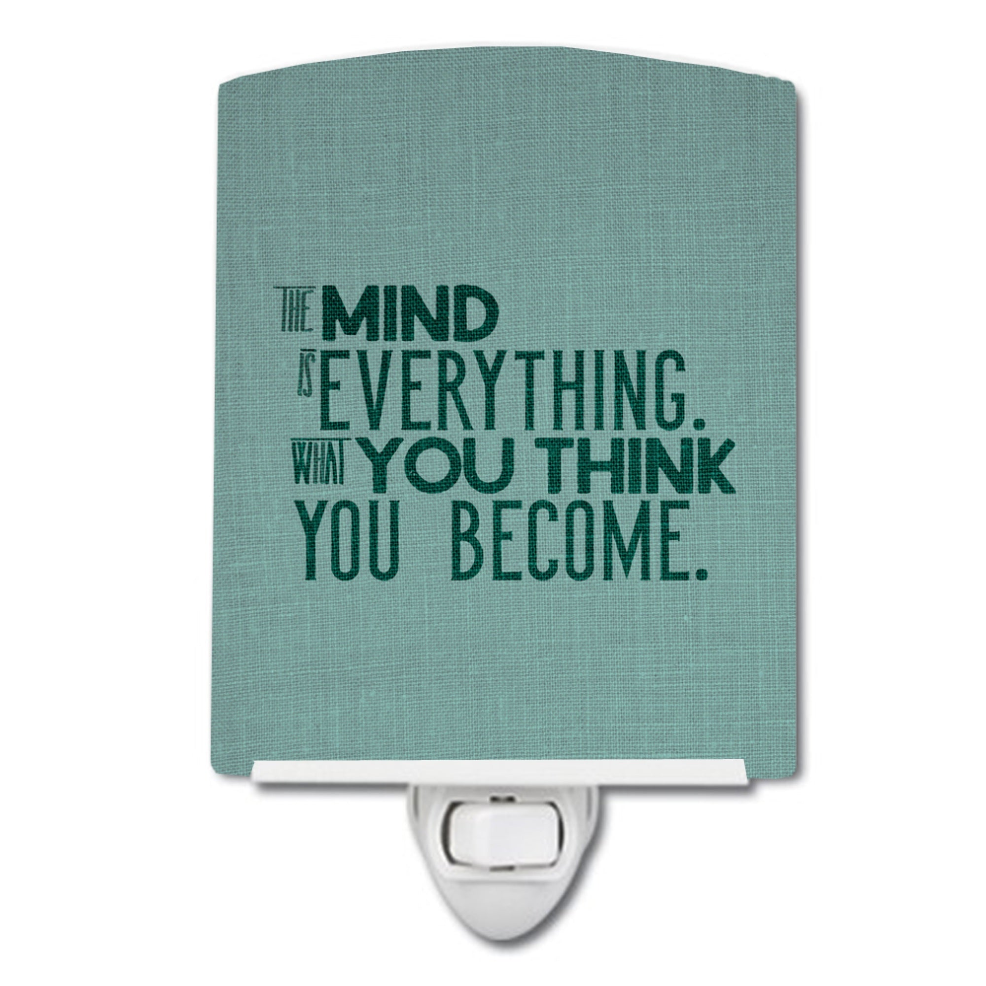  inchCarolines Treasures What you Think you Become Ceramic Night Light, 6x4, Multicolor inch