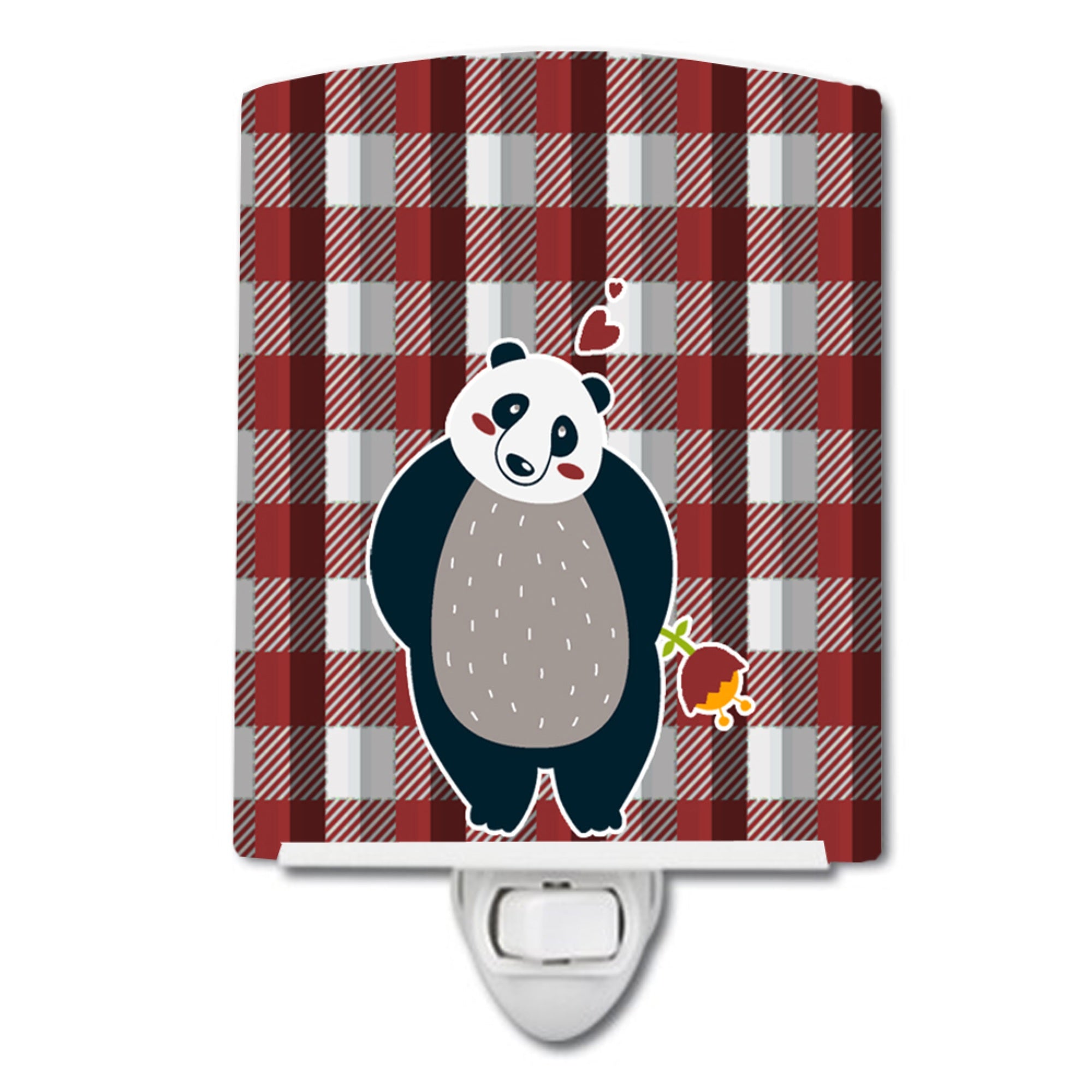  inchCarolines Treasures Panda Ceramic Night Light, Love, Multicolor, 6 inch inch x 4 inch inch inch