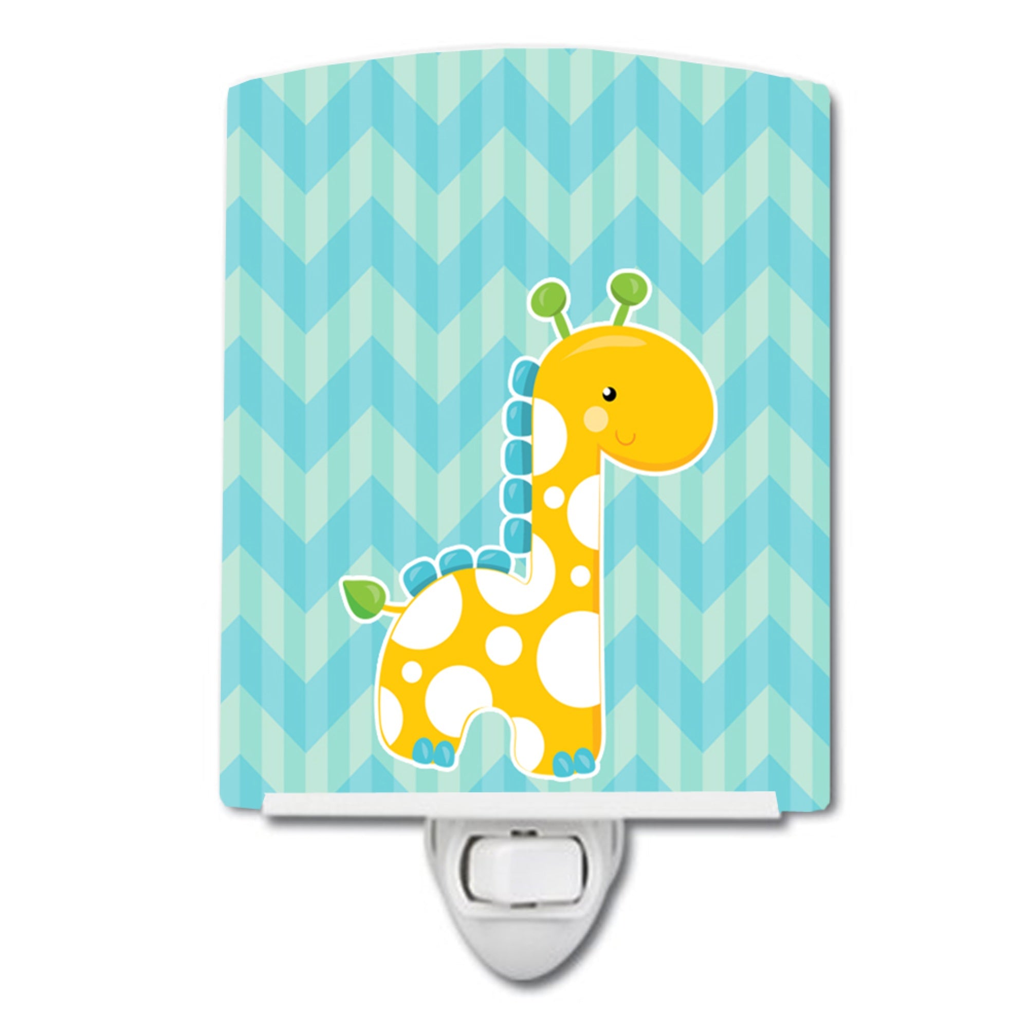  inchCarolines Treasures Boy Ceramic Night Light, Giraffe, Blue, 6 inch inch x 4 inch inch inch
