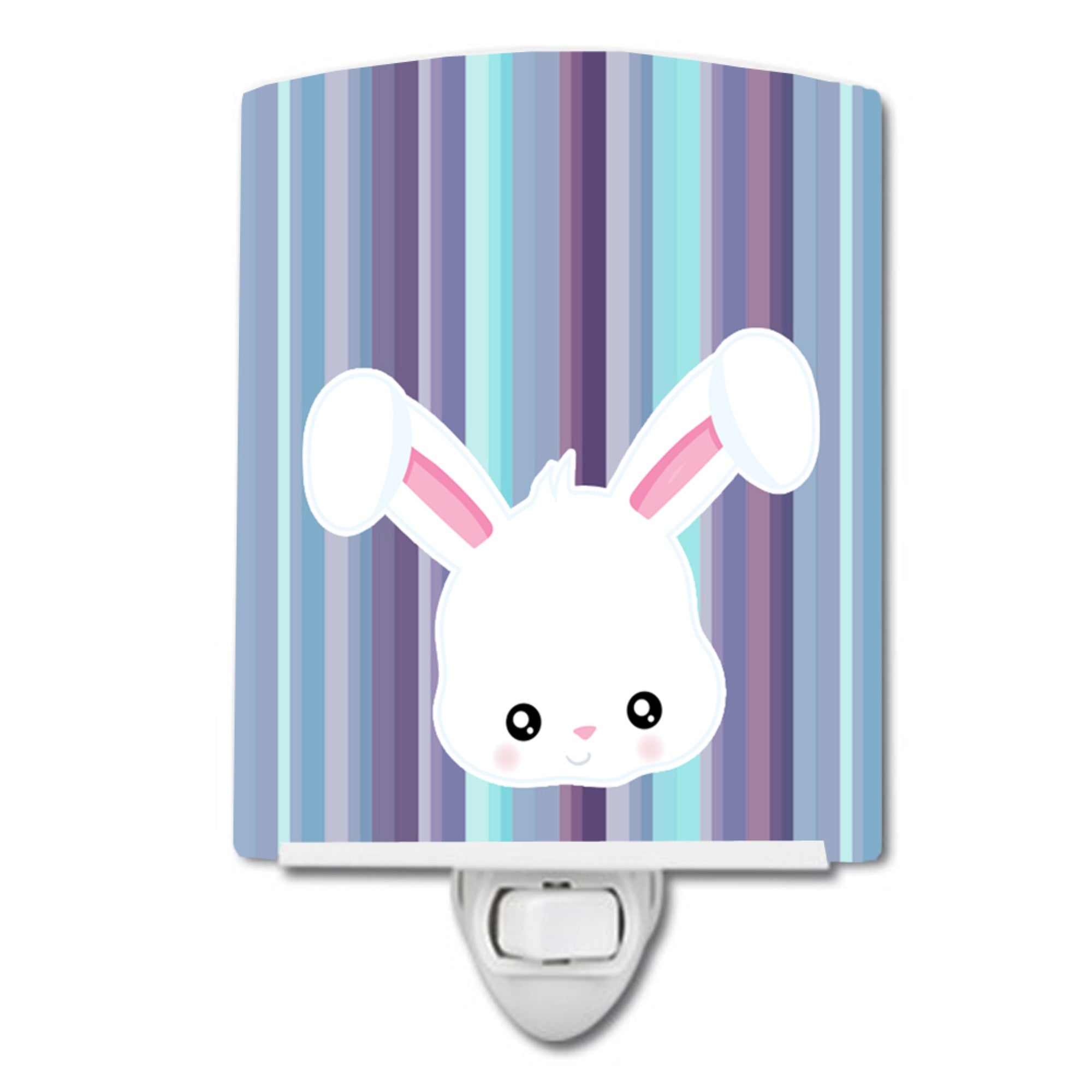  inchCarolines Treasures Rabbit Ceramic Night Light, Face, Multicolor, 6 inch inch x 4 inch inch inch