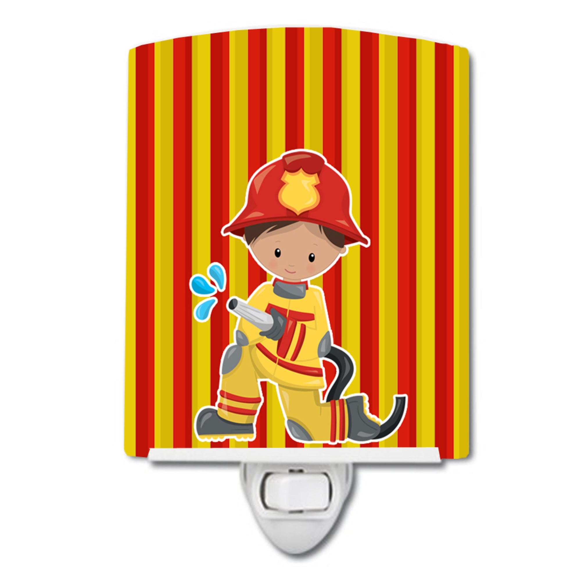  inchCarolines Treasures Fireman Boy Ceramic Night Light, Multicolor, 6 inch inch x 4 inch inch, BB6995CNL inch