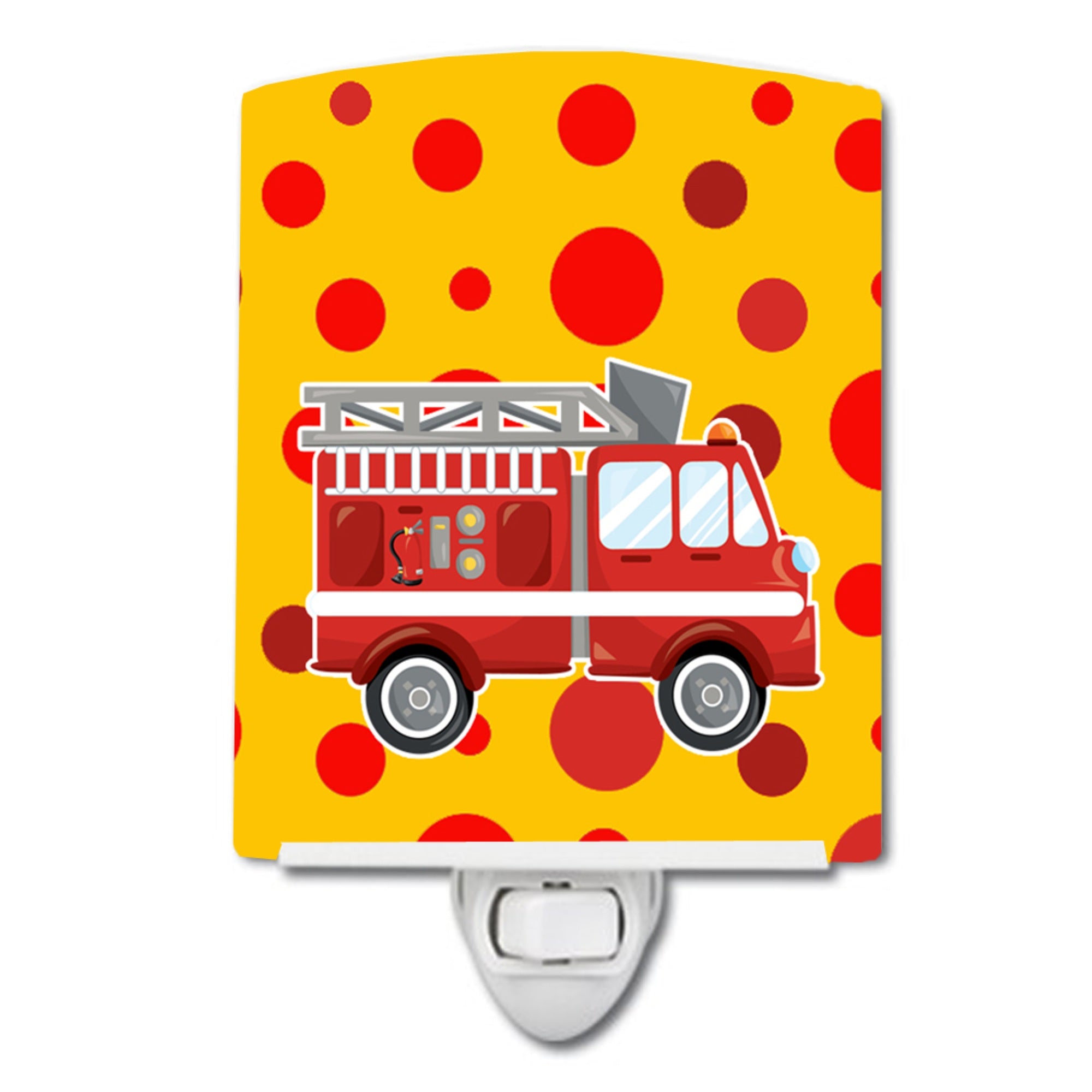  inchCarolines Treasures Firemans Ceramic Night Light, Firetruck, Multicolor, 6 inch inch x 4 inch inch inch