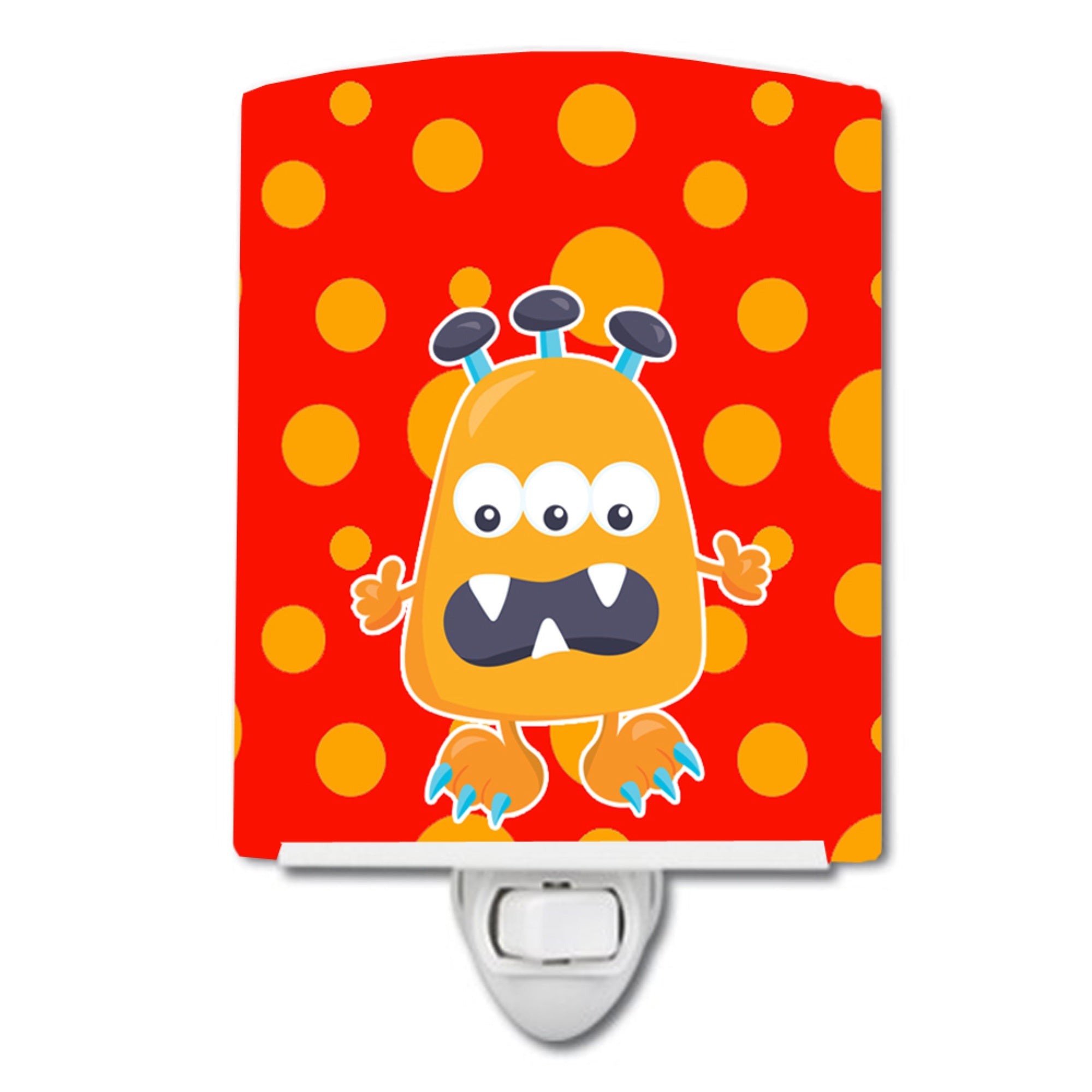  inchCarolines Treasures Little Monster Ceramic Night Light, Visonator, Multicolor, 6 inch inch x 4 inch inch inch