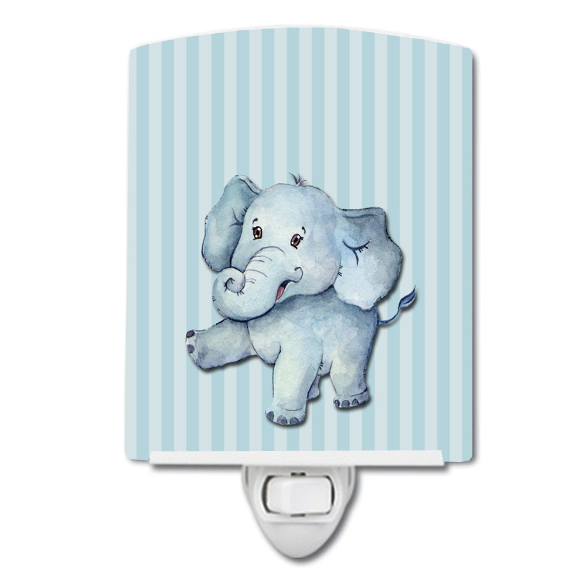  inchCarolines Treasures Elephant Ceramic Night Light, Blue, 6 inch inch x 4 inch inch, BB7145CNL inch