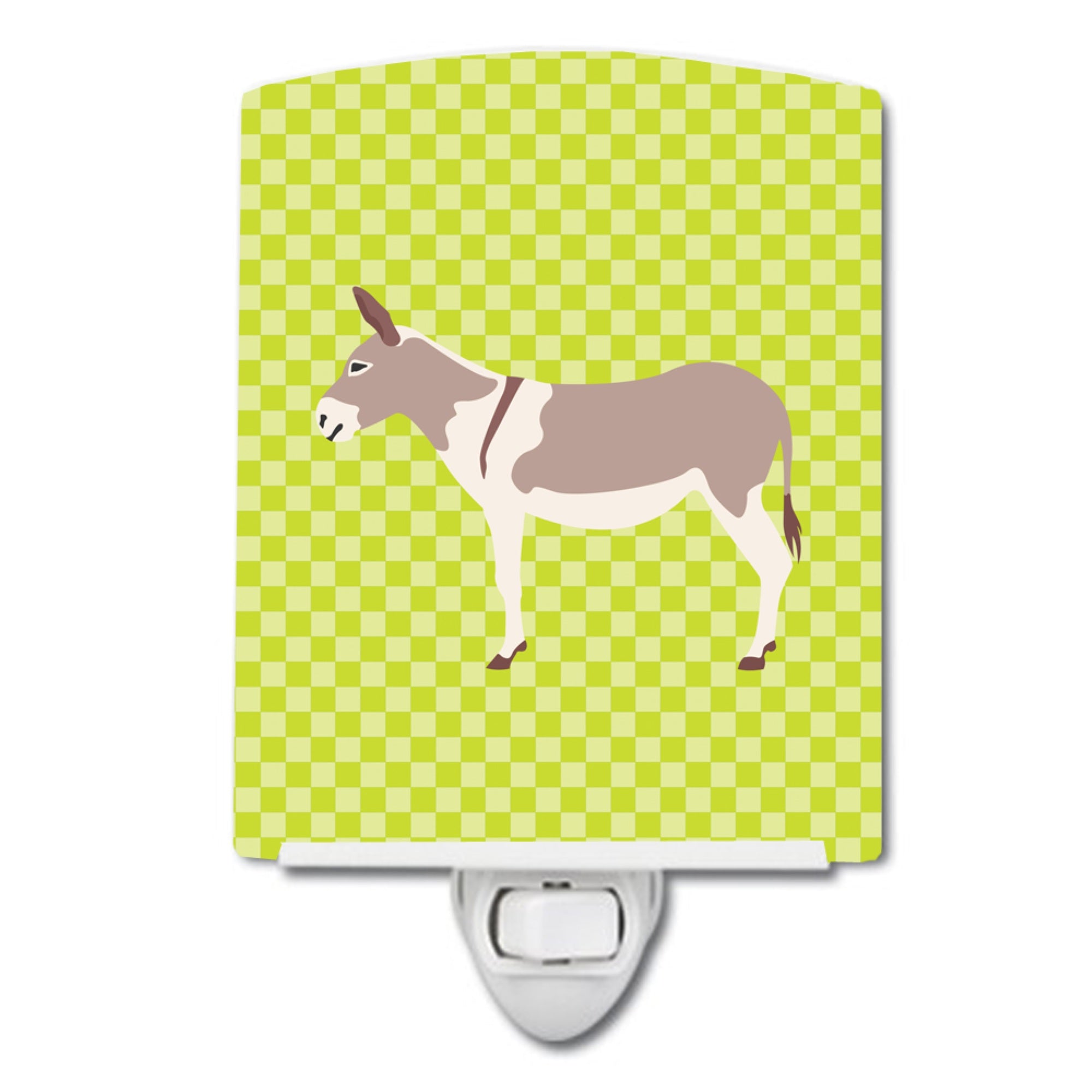  inchCarolines Treasures Australian Teamster Donkey Green Ceramic Night Light, 6x4, Multicolor inch