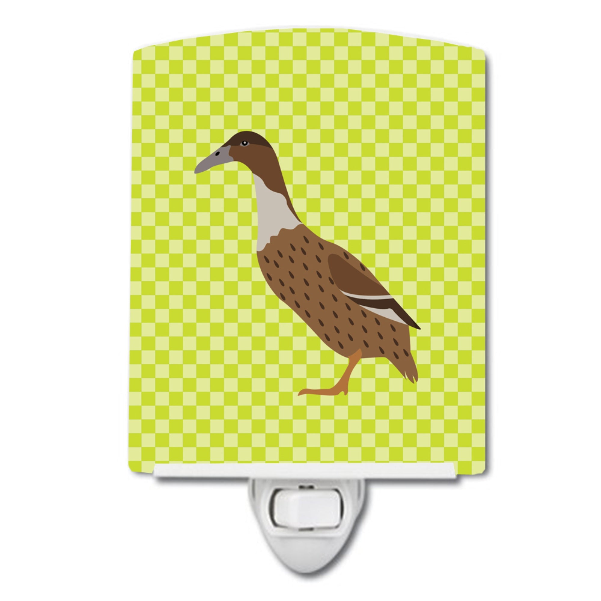  inchCarolines Treasures Dutch Hook Bill Duck Green Ceramic Night Light, 6x4, Multicolor inch