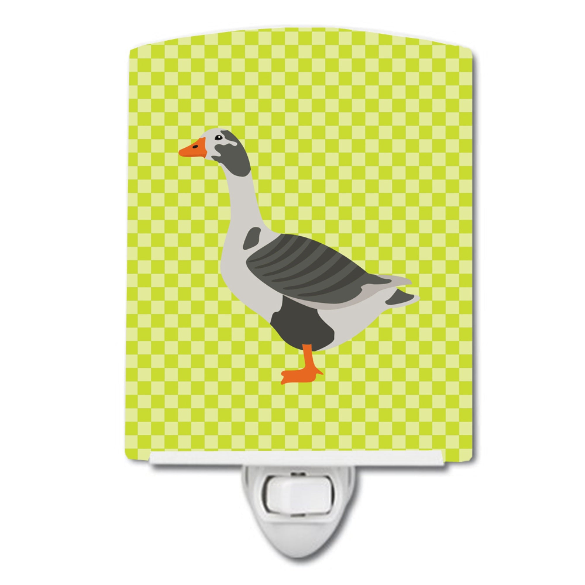  inchCarolines Treasures West of England Goose Green Ceramic Night Light, 6x4, Multicolor inch