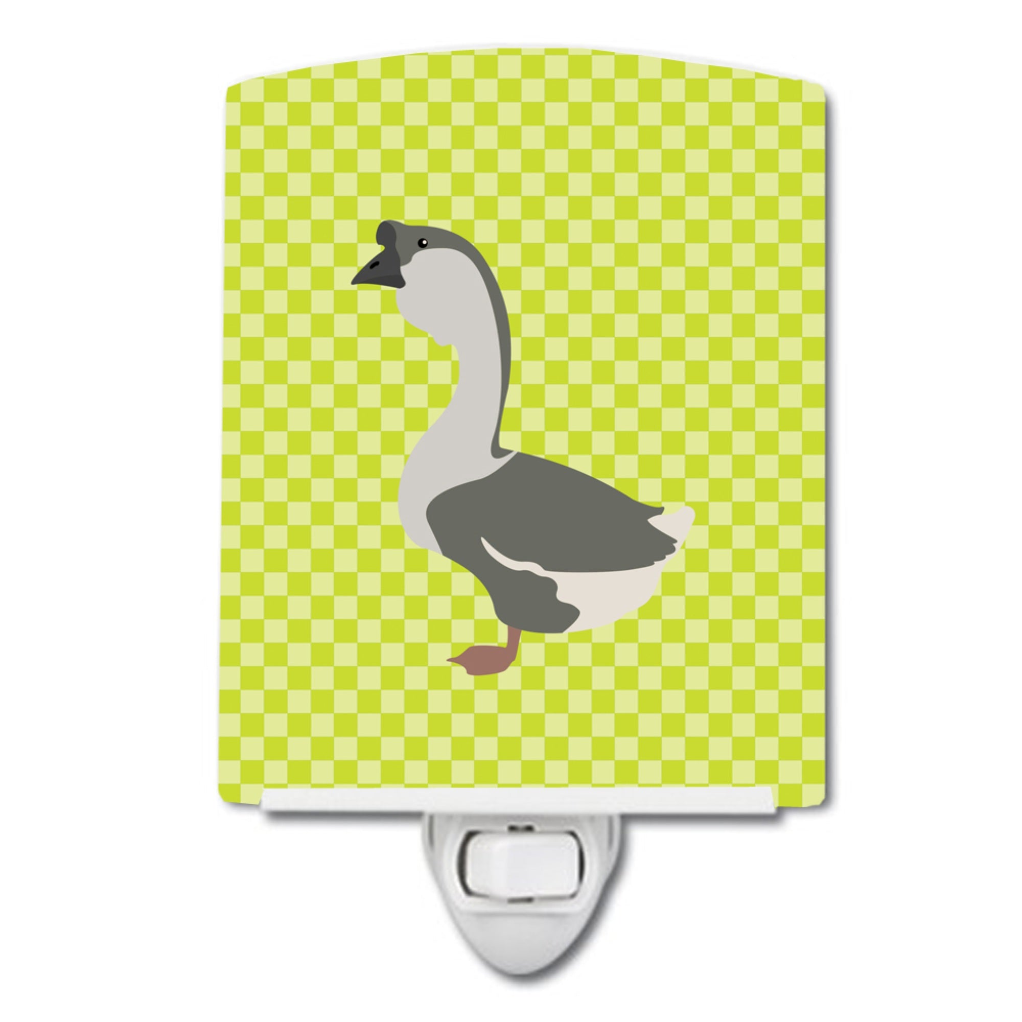  inchCarolines Treasures African Goose Green Ceramic Night Light, 6x4, Multicolor inch