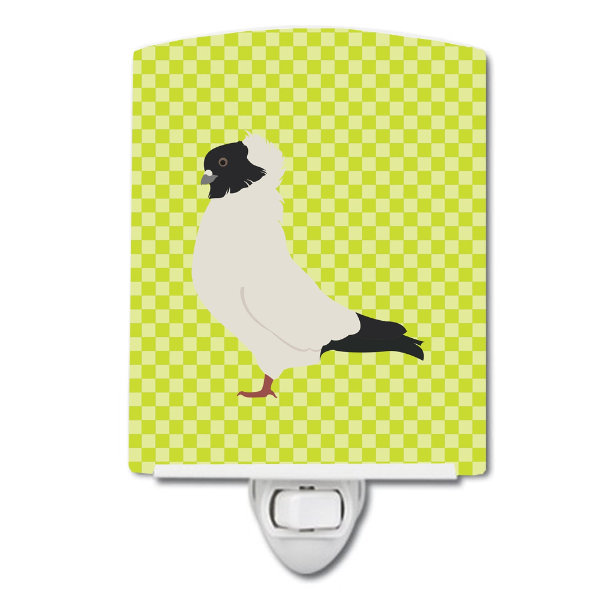  inchCarolines Treasures Nun Pigeon Green Ceramic Night Light, 6x4, Multicolor inch