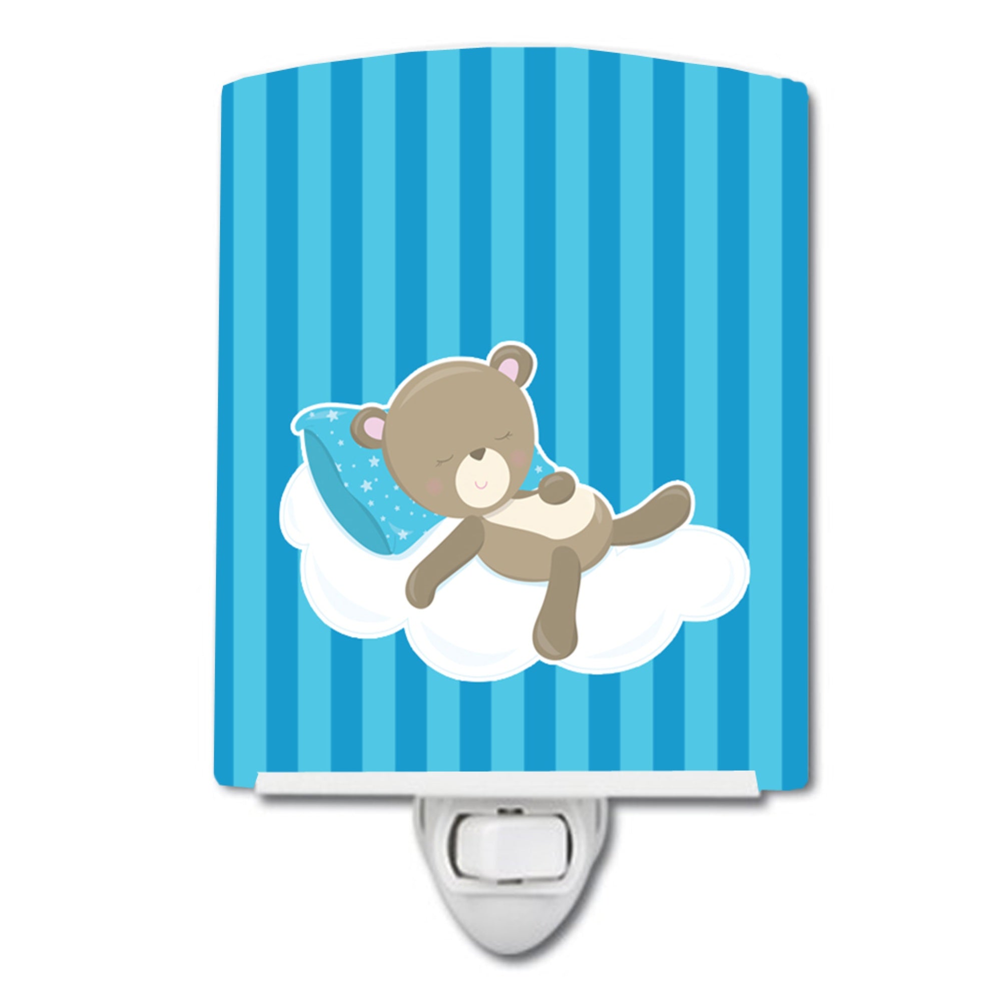  inchCarolines Treasures Baby Boy Bear Ceramic Night Light, Cloud, Blue, 6 inch inch x 4 inch inch inch