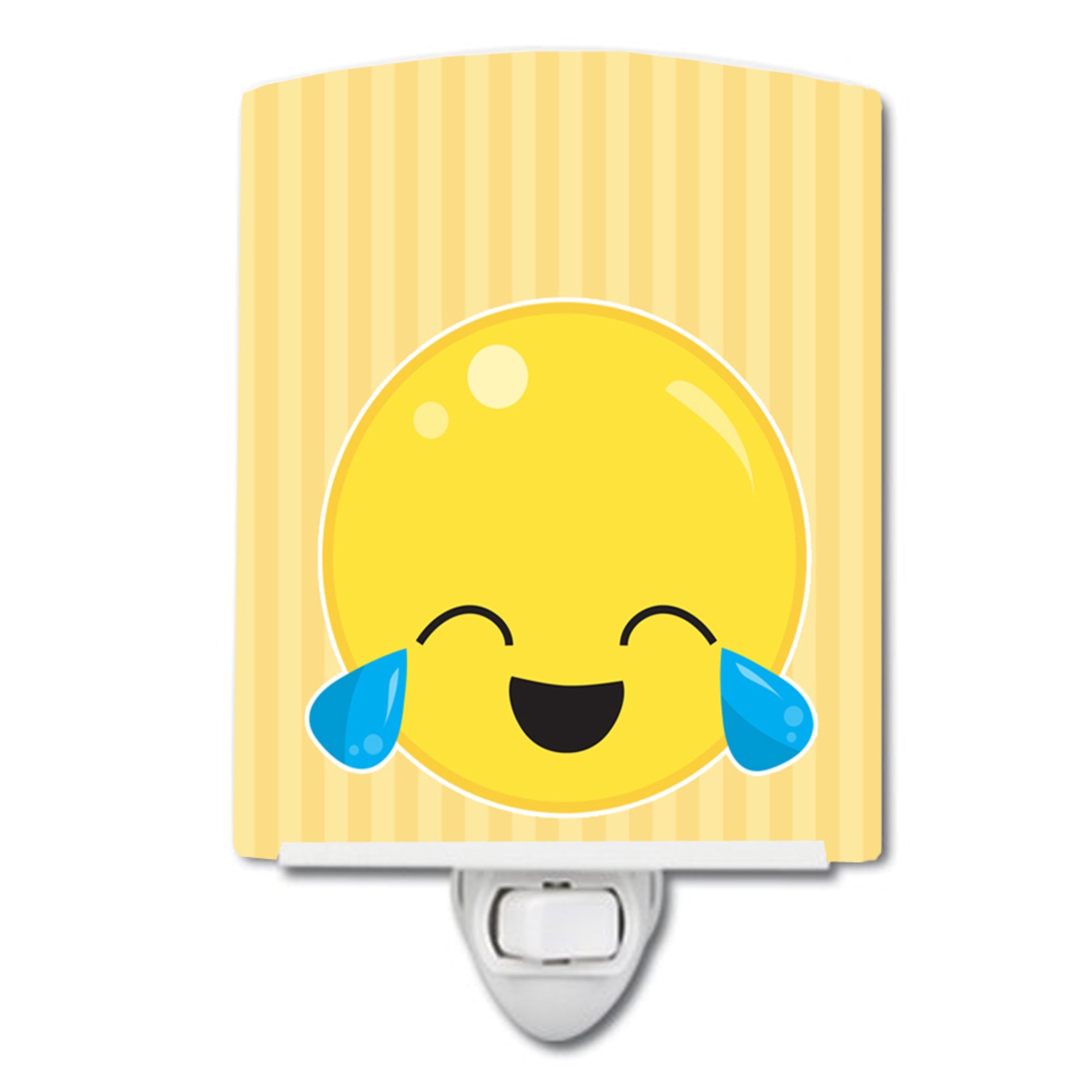  inchCarolines Treasures Crying Face Ceramic Night Light, #1 Beige, 6 inch inch x 4 inch inch inch