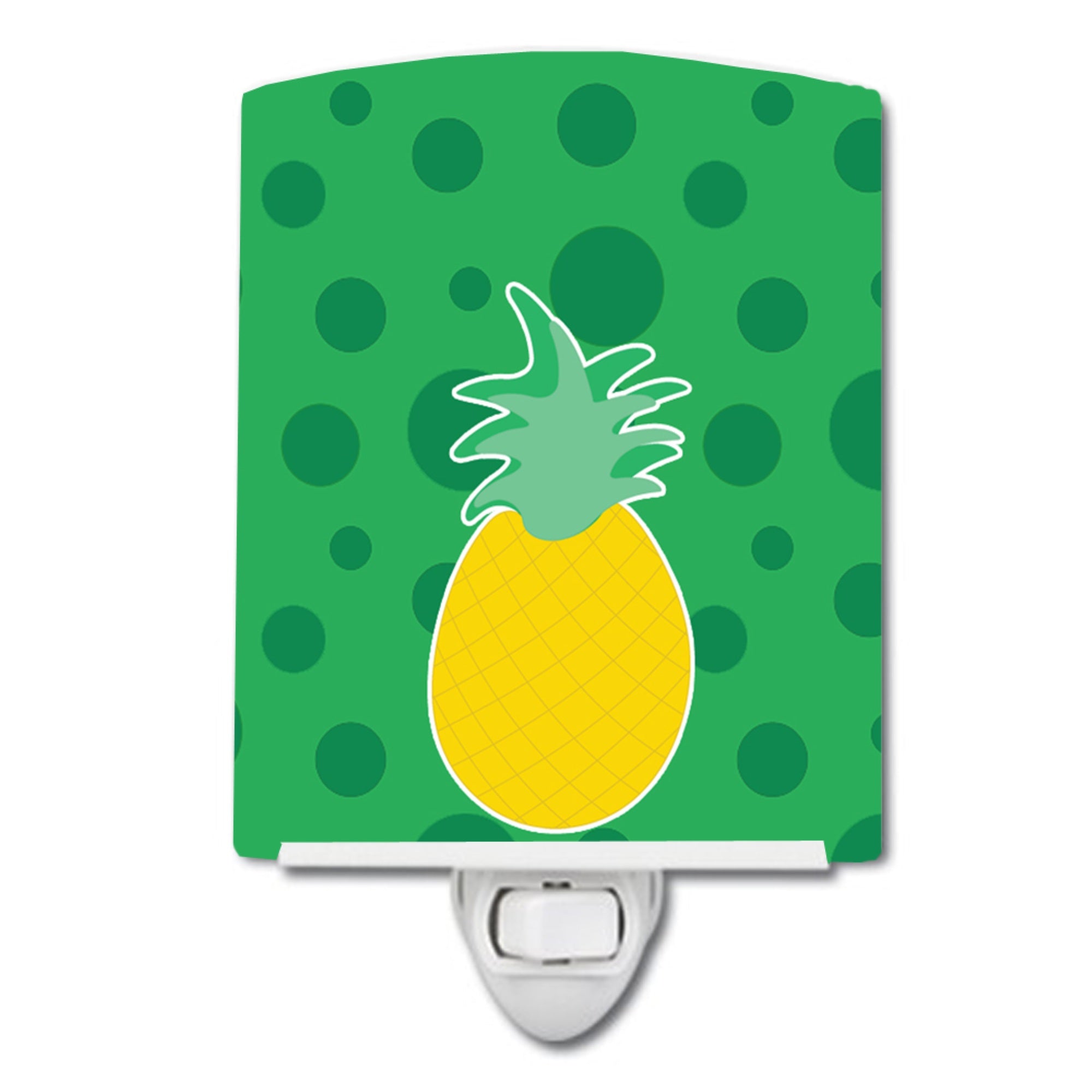  inchCarolines Treasures Beach Ceramic Night Light, Pineapple, Multicolor, 6 inch inch x 4 inch inch inch