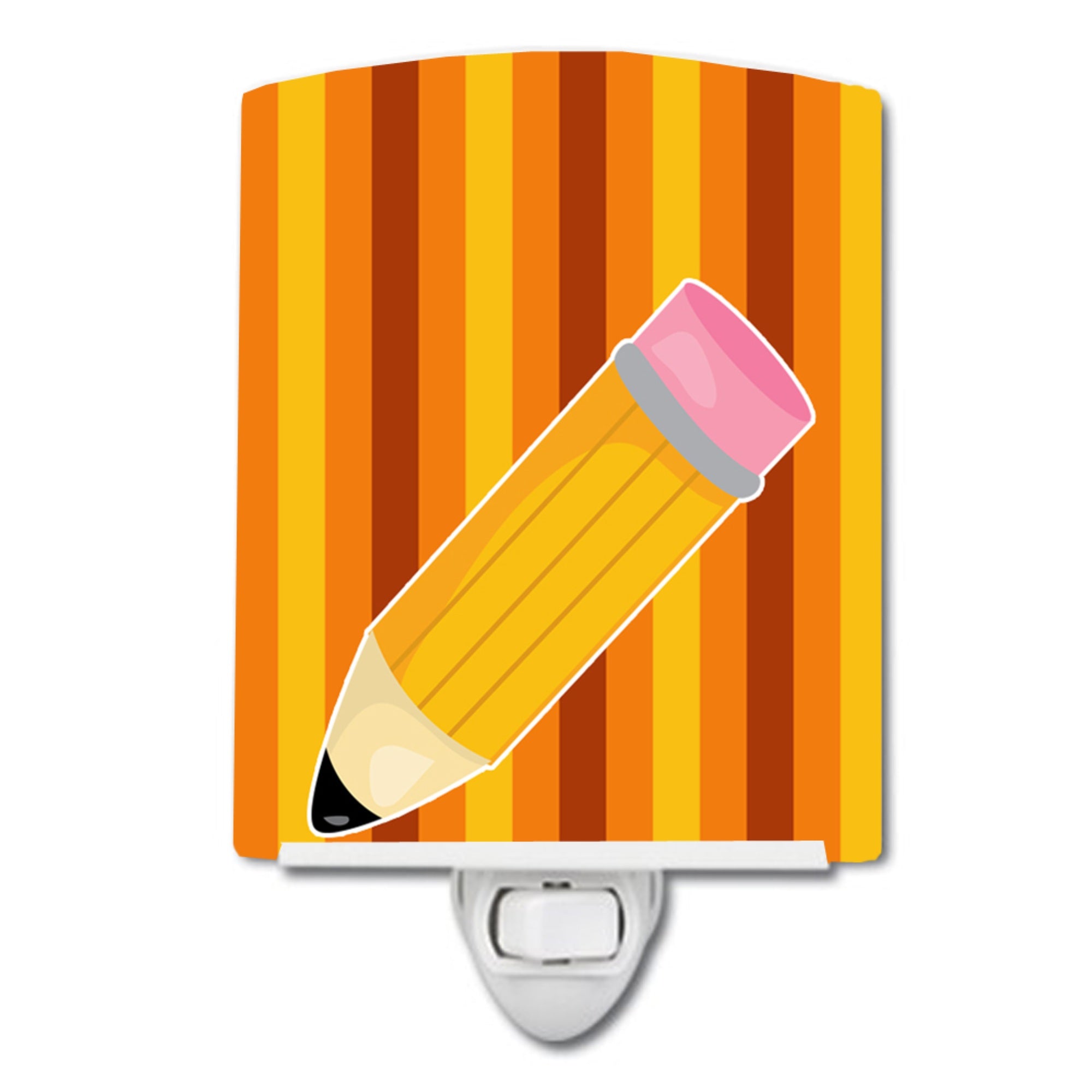  inchCarolines Treasures Back to School Ceramic Night Light, Pencil, Blue, 6 inch inch x 4 inch inch inch
