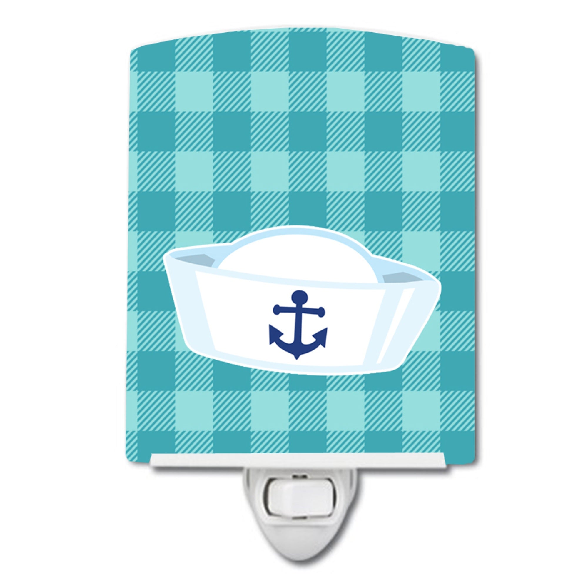  inchCarolines Treasures Nautical Ceramic Night Light, Navy Hat, Blue, 6 inch inch x 4 inch inch inch