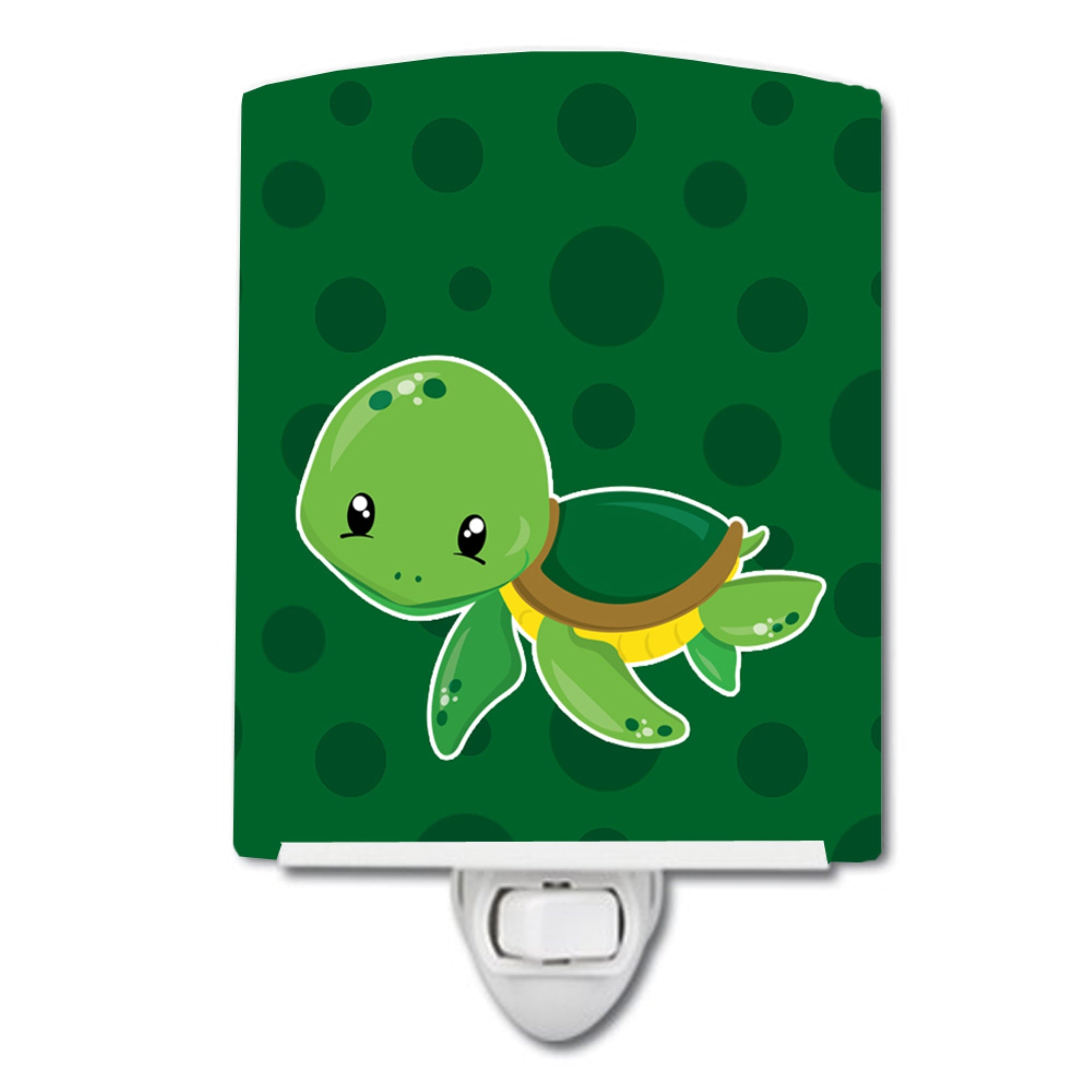  inchCarolines Treasures Nautical Ceramic Night Light, Turtle, Green, 6 inch inch x 4 inch inch inch