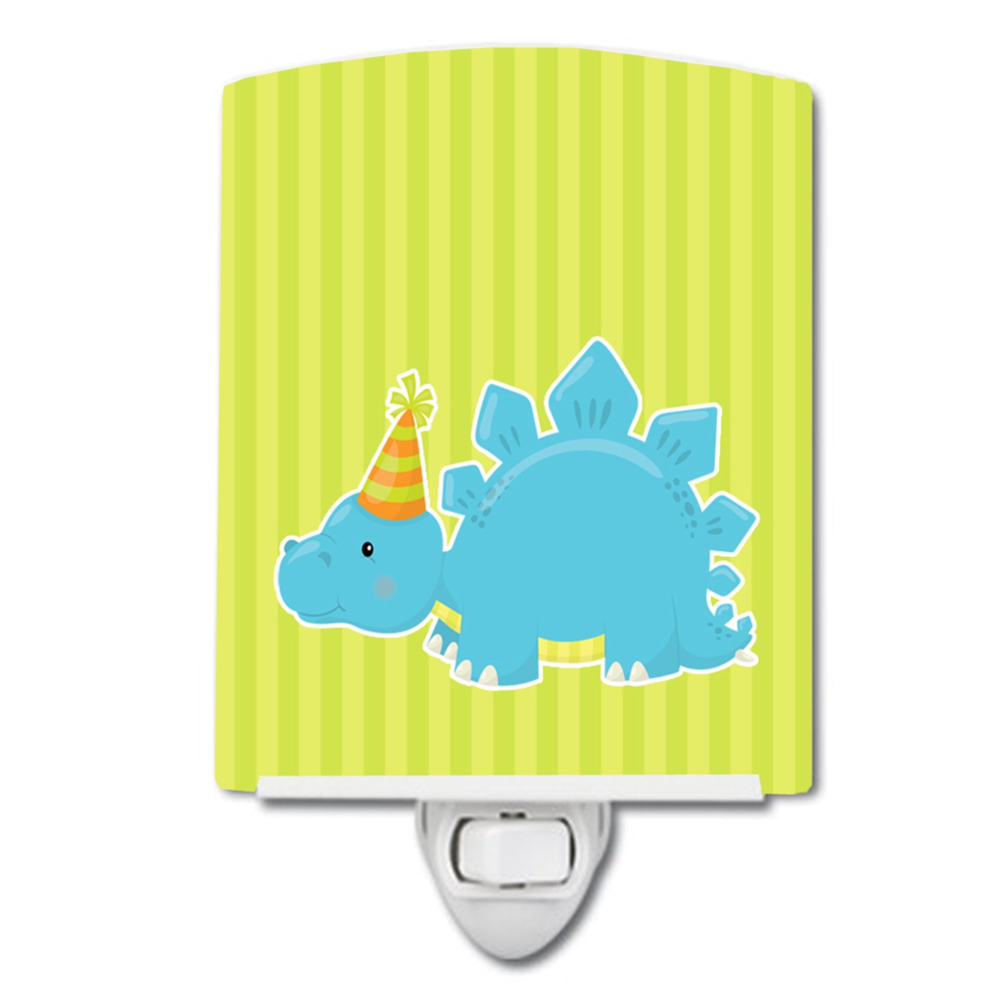  inchCarolines Treasures Dinosaur Ceramic Night Light, #3 Green, 6 inch inch x 4 inch inch inch