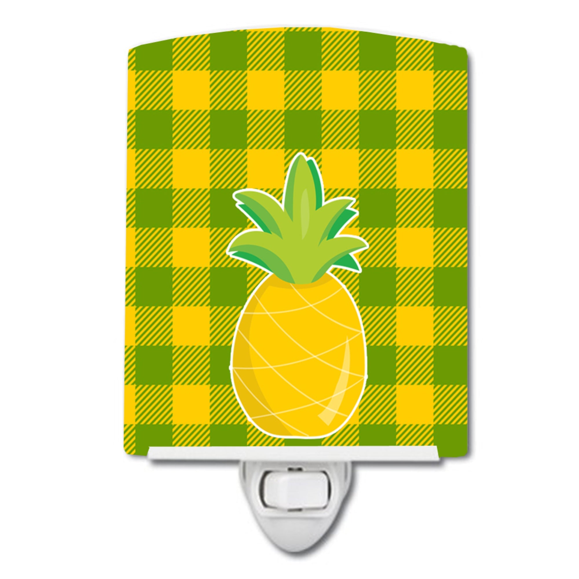  inchCarolines Treasures Pineapple Ceramic Night Light, #3 Multicolor, 6 inch inch x 4 inch inch inch