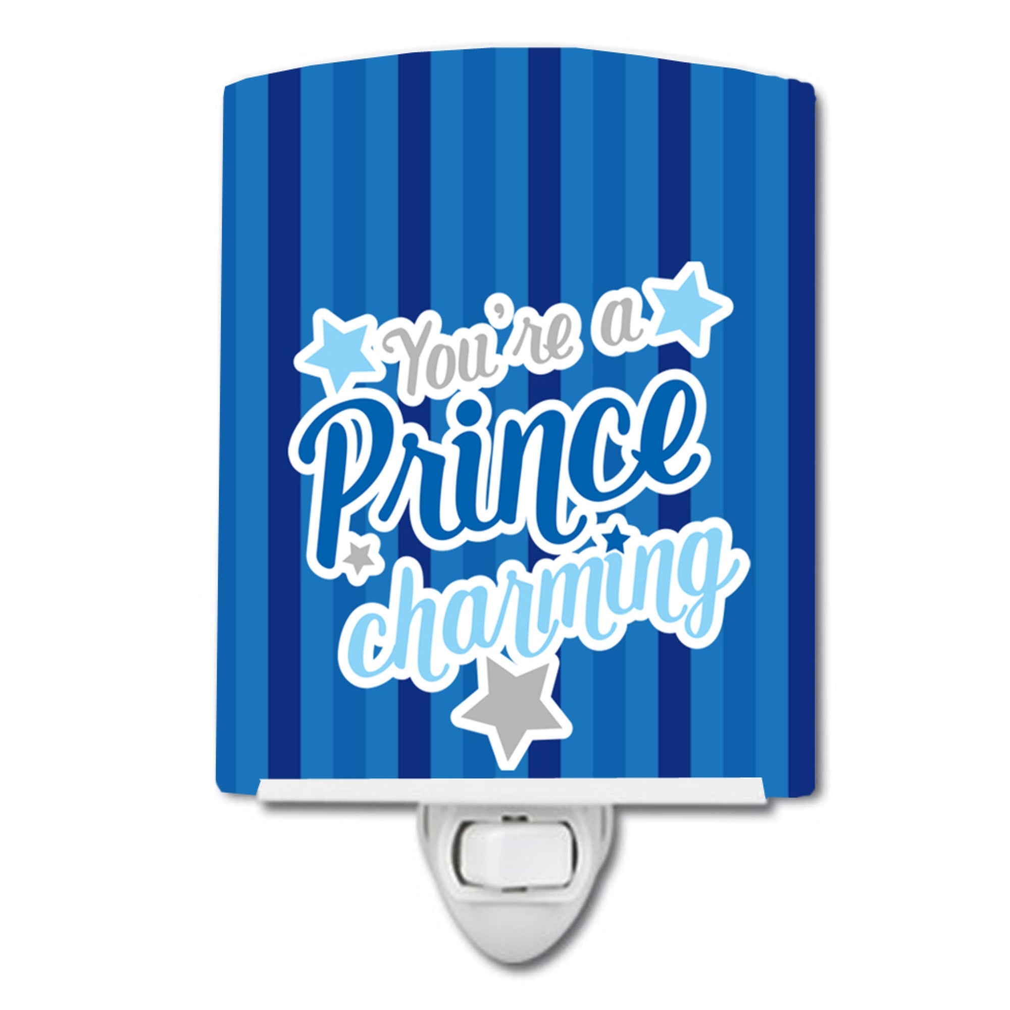  inchCarolines Treasures Ceramic Night Light, Youre a Prince Charming, Blue, 6 inch inch x 4 inch inch inch