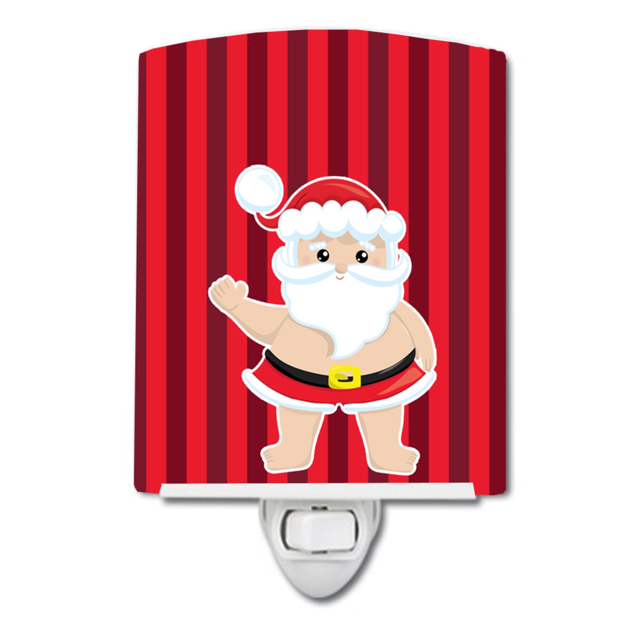  inchCarolines Treasures Beach Santa Claus Ceramic Night Light, #4 Red, 6 inch inch x 4 inch inch inch