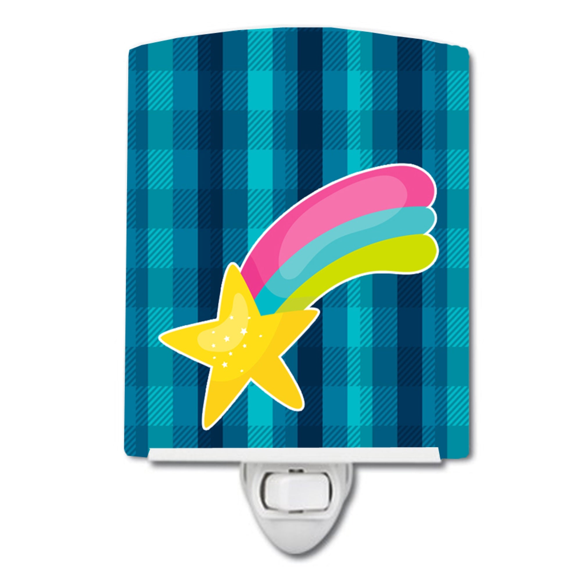  inchCarolines Treasures Ceramic Night Light, Shooting Star, Multicolor, 6 inch inch x 4 inch inch inch