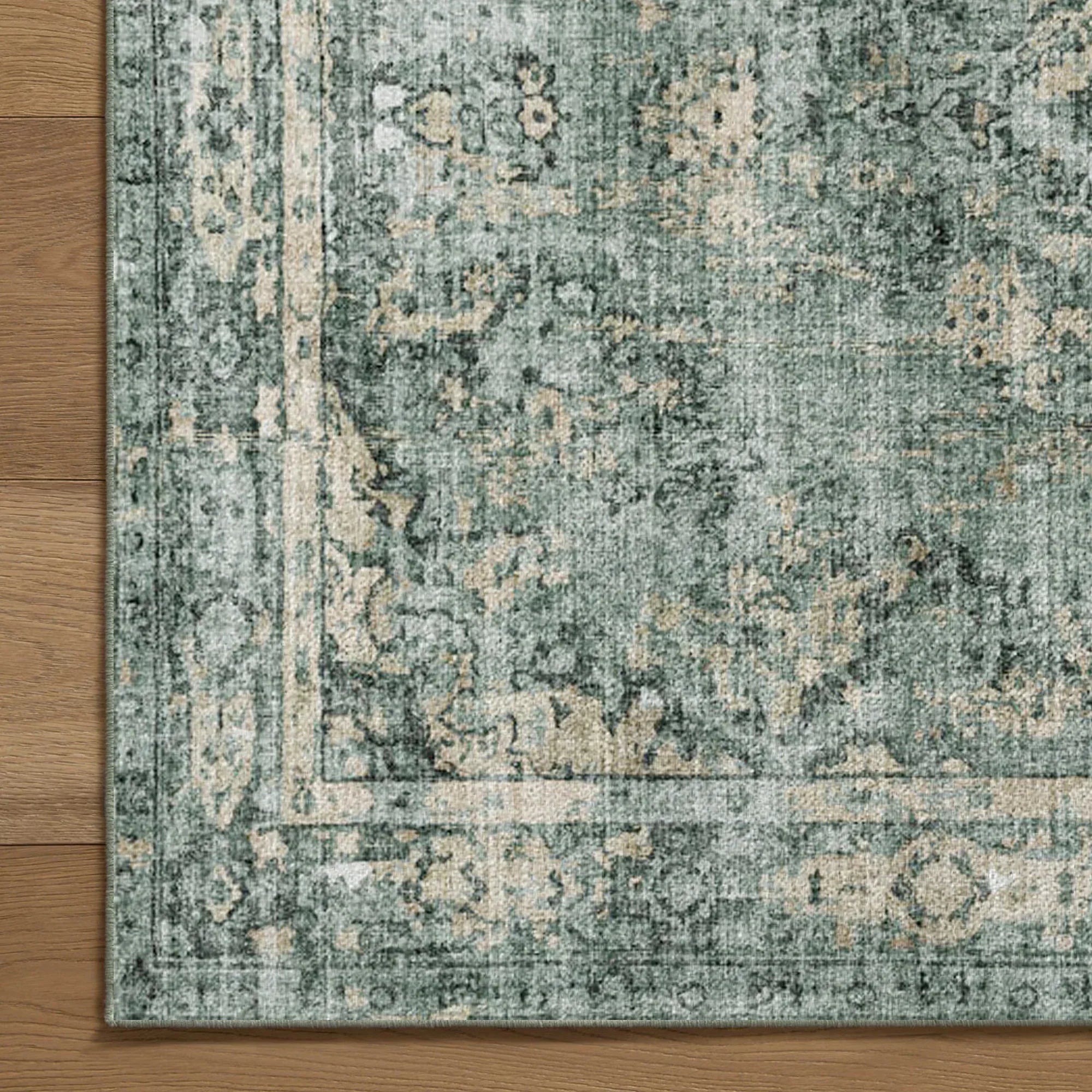 7ft x 5ft Vintage Indoor Non-Slip Washable Large  Area Rugs for Bedroom Living Room
