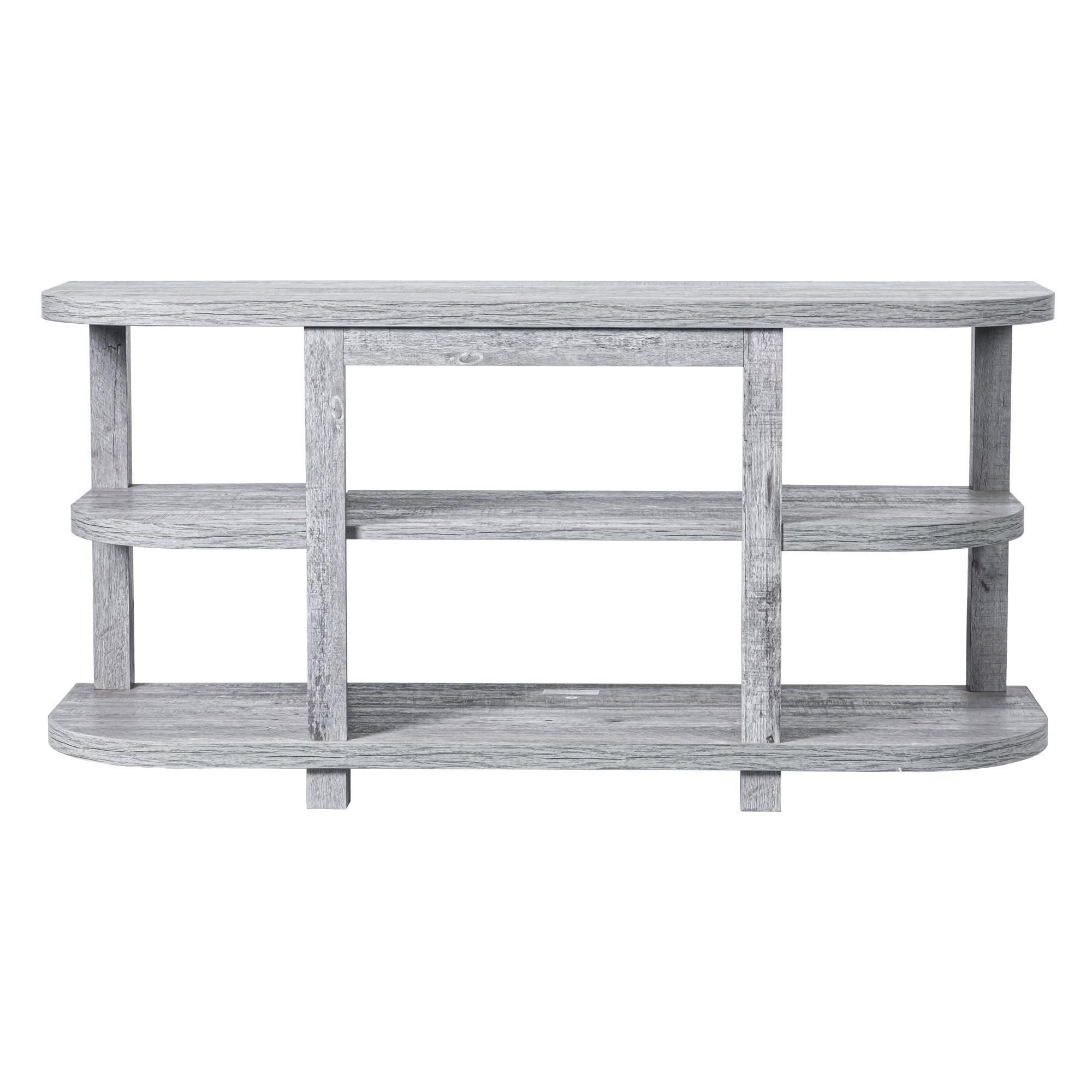 Decorative Modern 48" TV Stand with 18" Insert Electric Fireplace