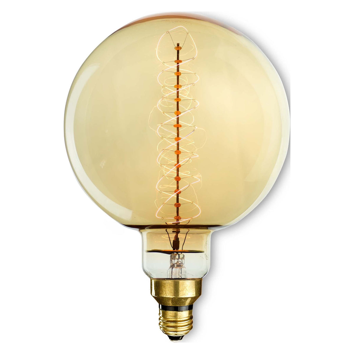 Bulbrite grand Nostalgic collection 60 Watt Dimmable globe Shape Oversized Decorative Incandescent Light Bulb with Medium (E26) 