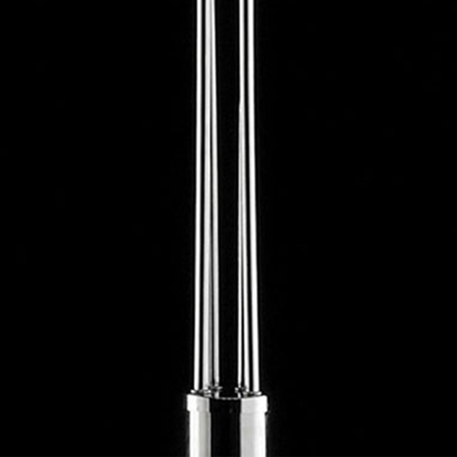4 Shade Contemporary Metal Arch Lamp with Marble Base, Ivory
