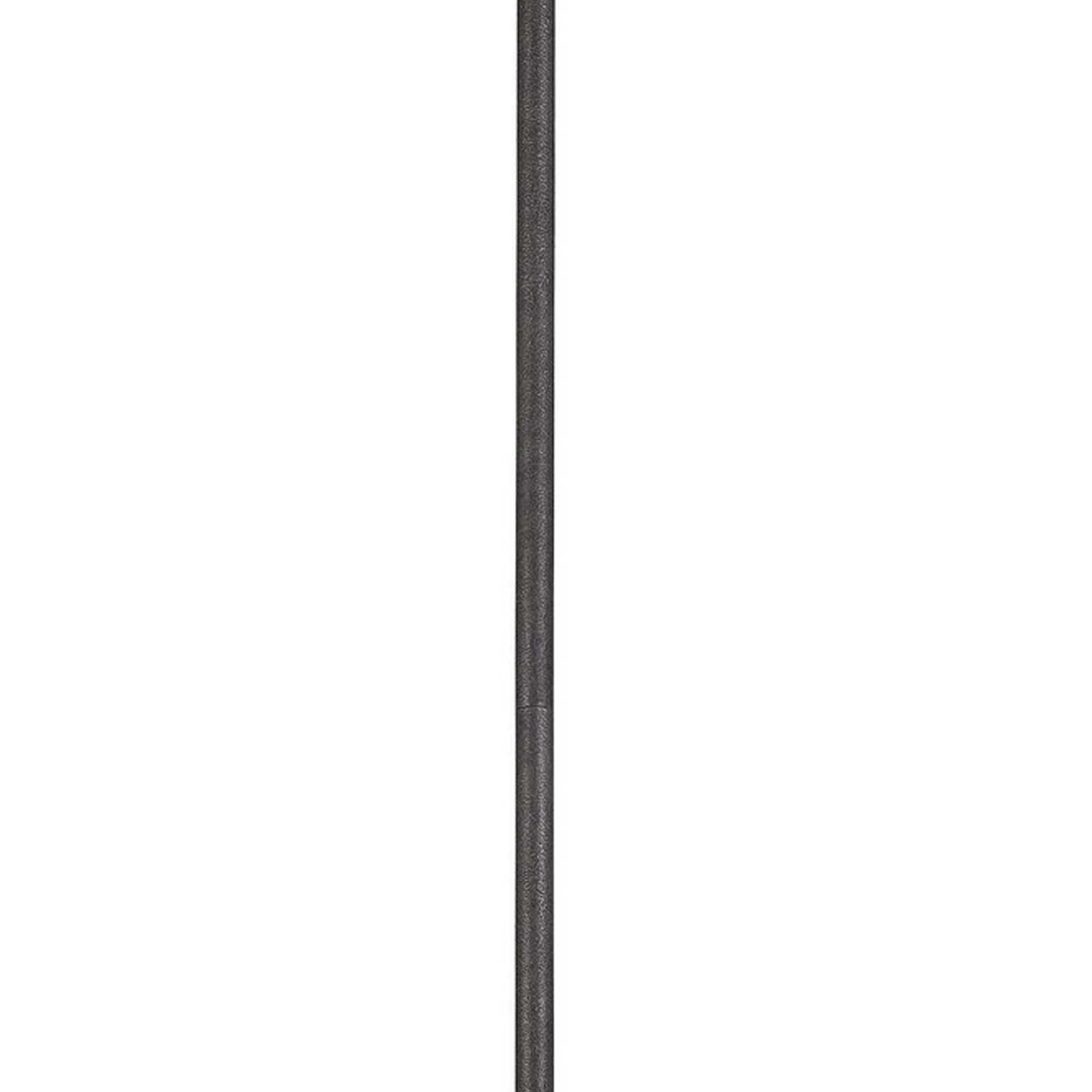 Metal Frame Chandelier with Wooden Crossbar Support, Gray