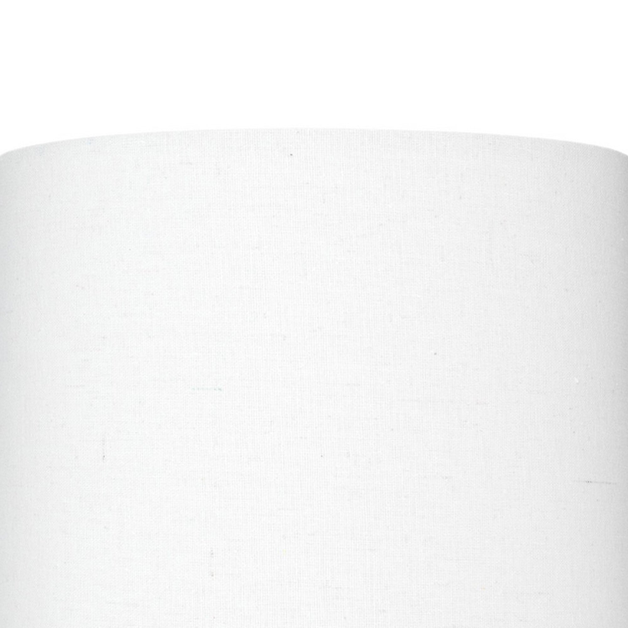 Table Lamp With Floral Pattern Ceramic Base, White