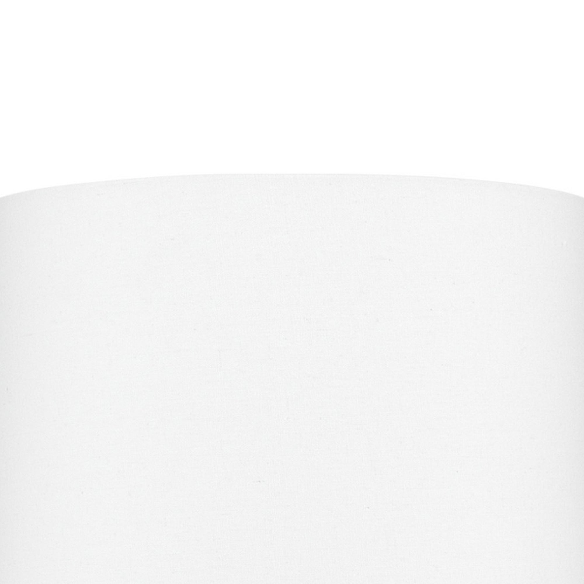 Table Lamp with Floral Pattern Ceramic Vase Base, White