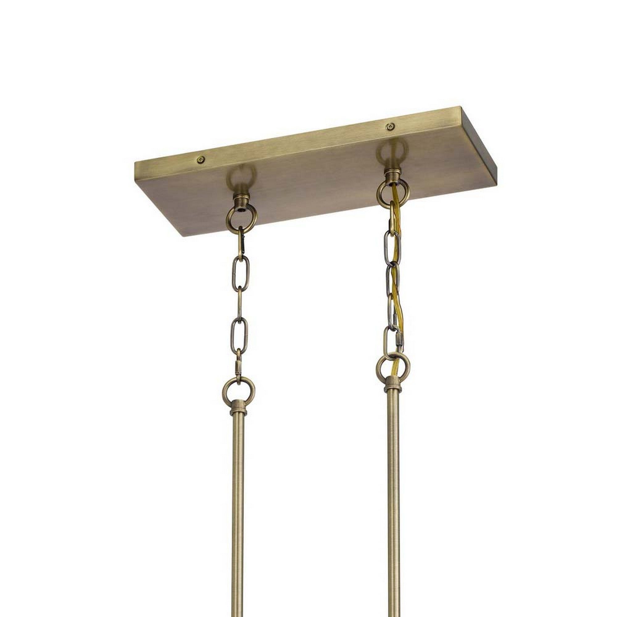 Island Chandelier with 6 Dimmable Integrated Tea Light Design LED, Gold