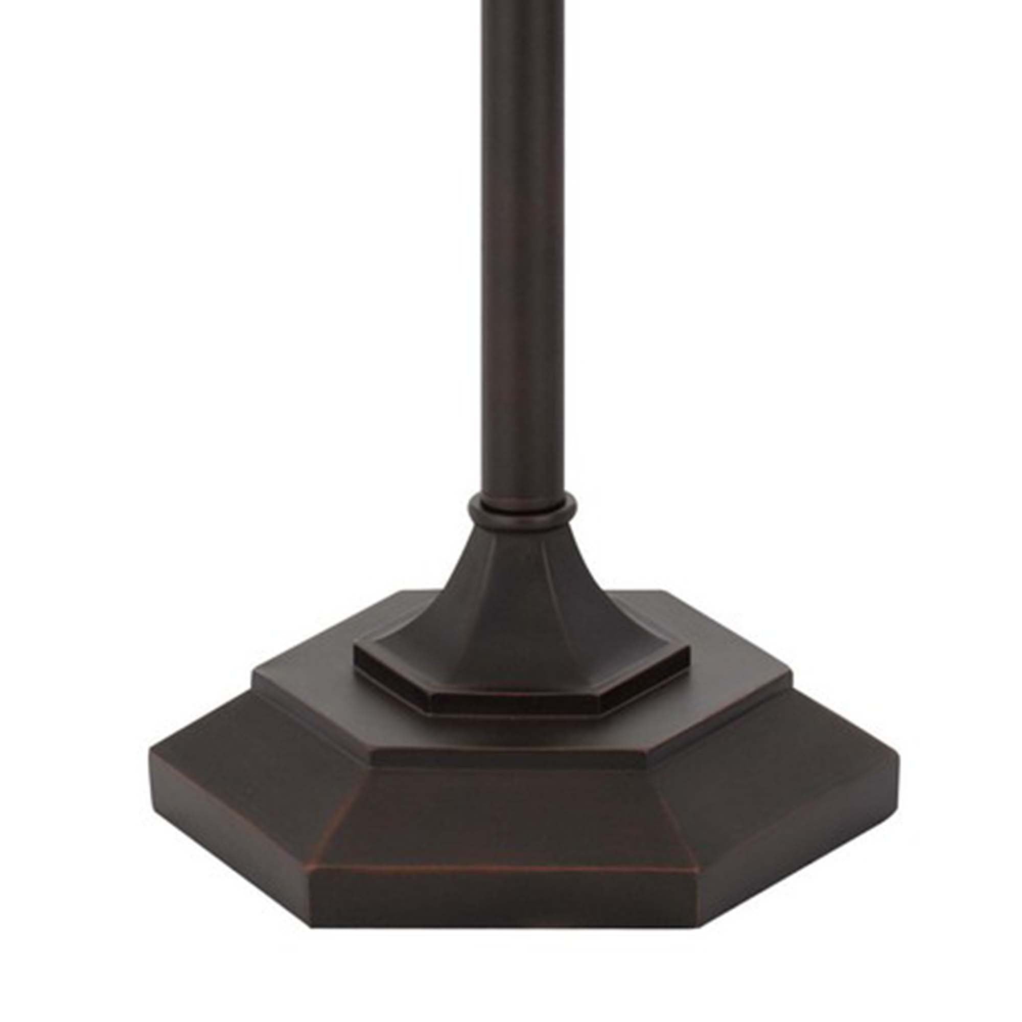 Floor Lamp with Tiffany Style Shade and Metal Base, Multicolor