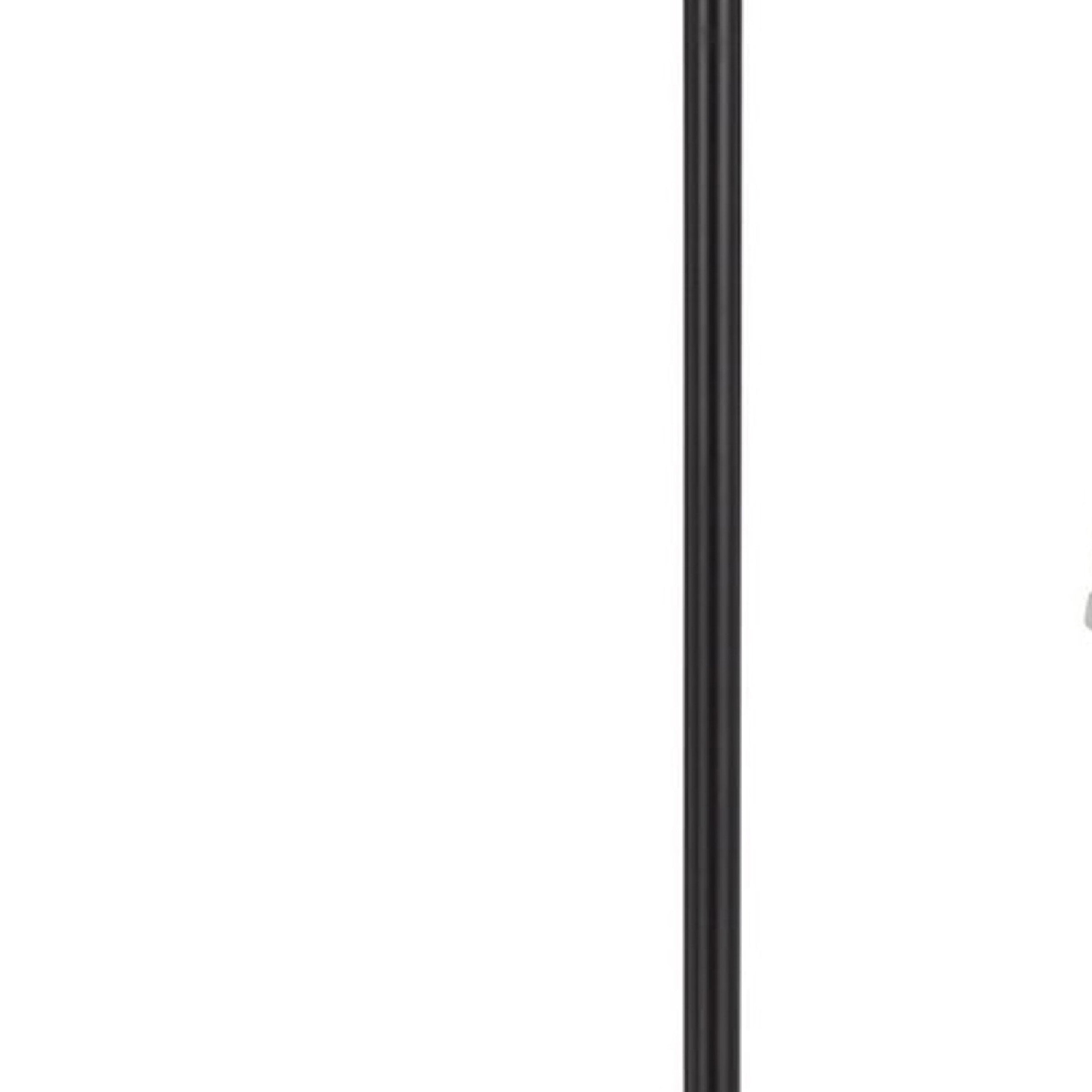 72 Inch Adjusting Floor Lamp, Table Lamps, Set of 3, Black