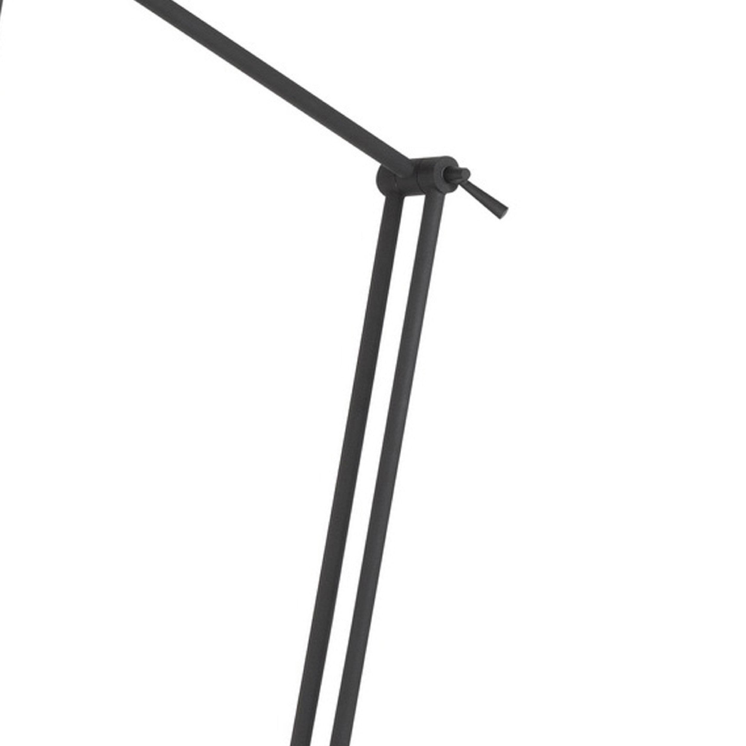 65 Inch Adjustable Modern Industrial Metal Floor Lamp, Black