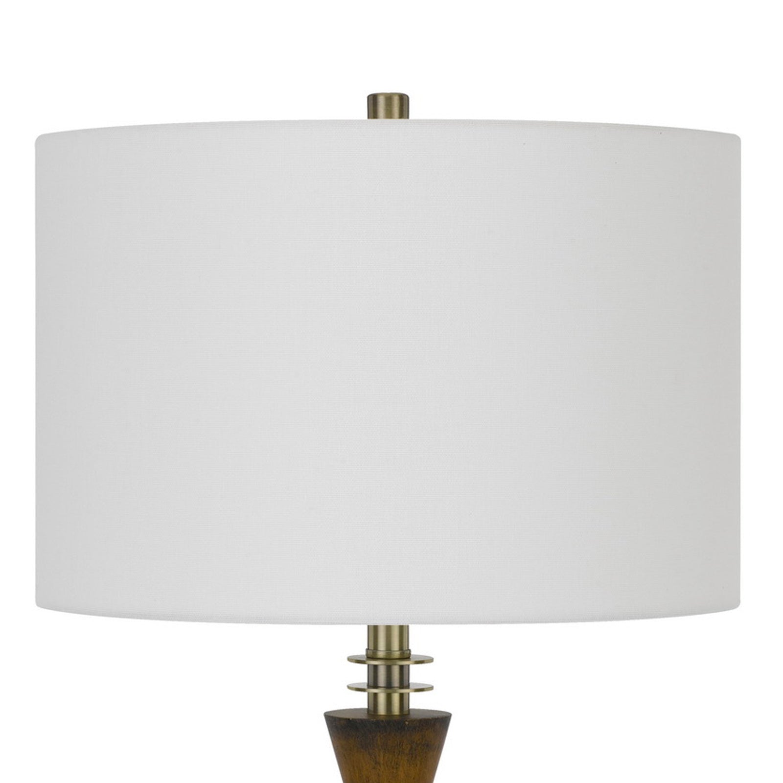 45 Inch Glass Table Lamp with Dimmer, Clear Cylinder Base
