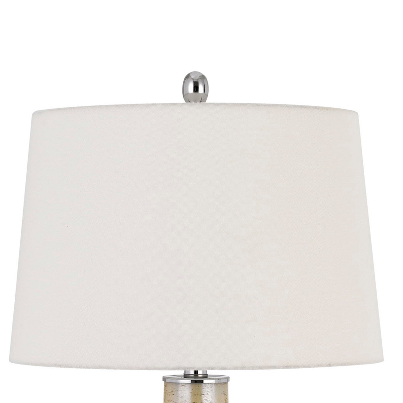 29 Inch Ceramic Table Lamp with Dimmer, Floral Base, Olive