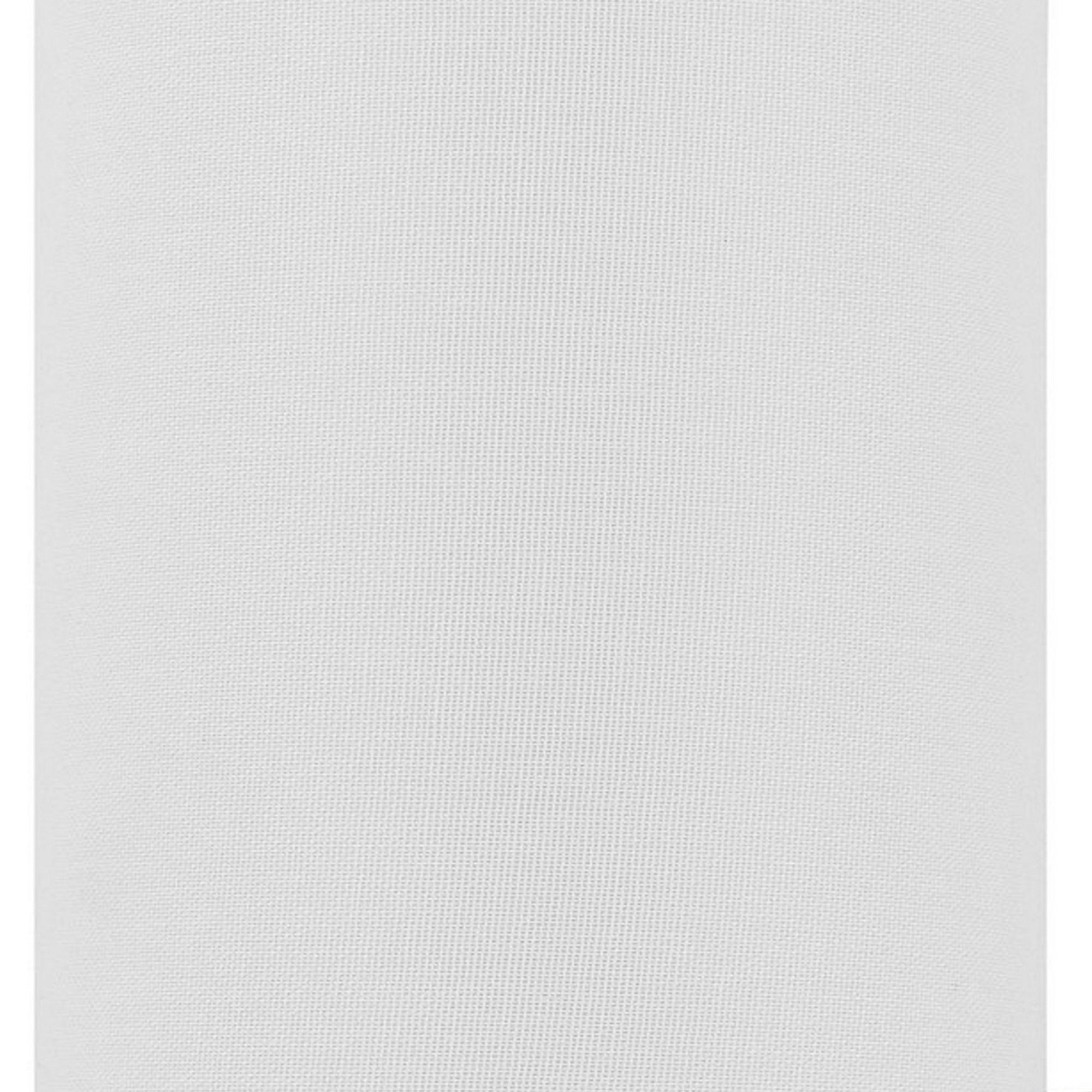 Benzara Modern Wall Lamp, 25 Inch, Hardback Fabric Shade, LED, Metal, Silver, Model BM282177