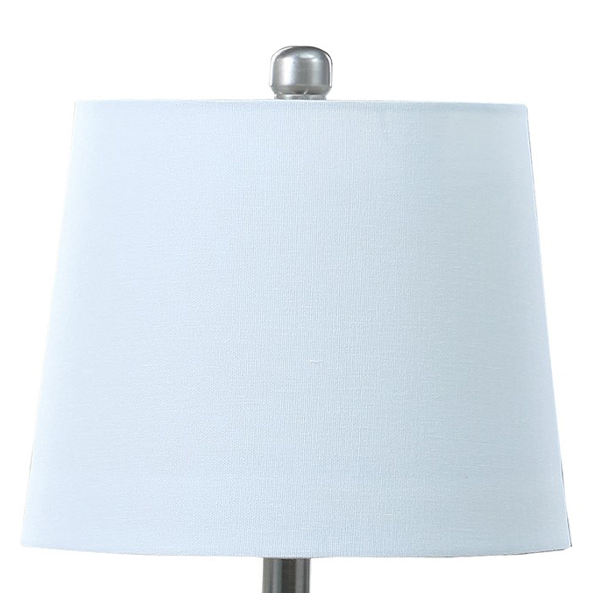 Benzara Accent Table Lamp, Cactus Design, Ceramic and Metal, 22 Inch, Blue and White, Model BM283268