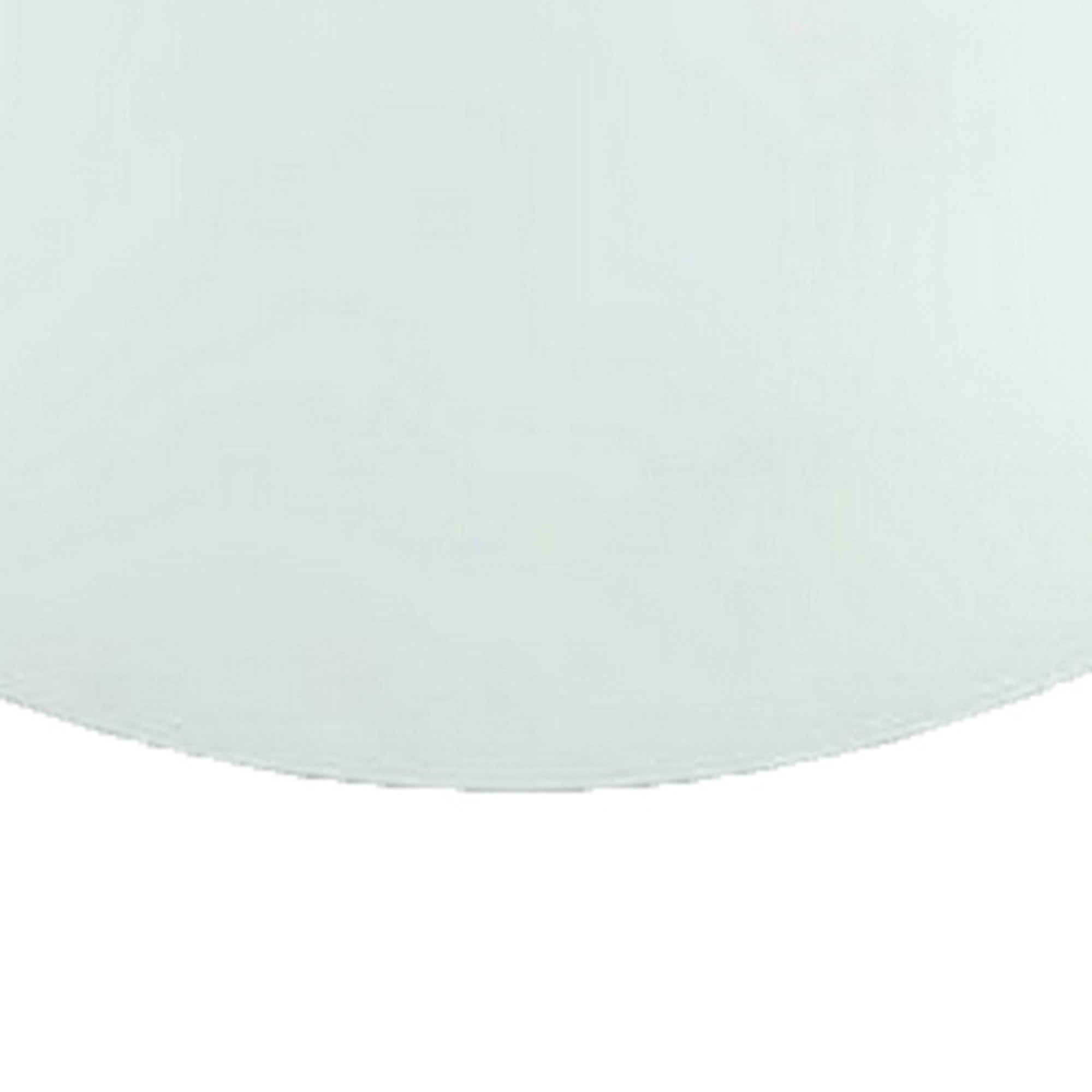 Jesse 12 Inch Modern Ceiling Lamp with White Glass Dome Shade, White Trim