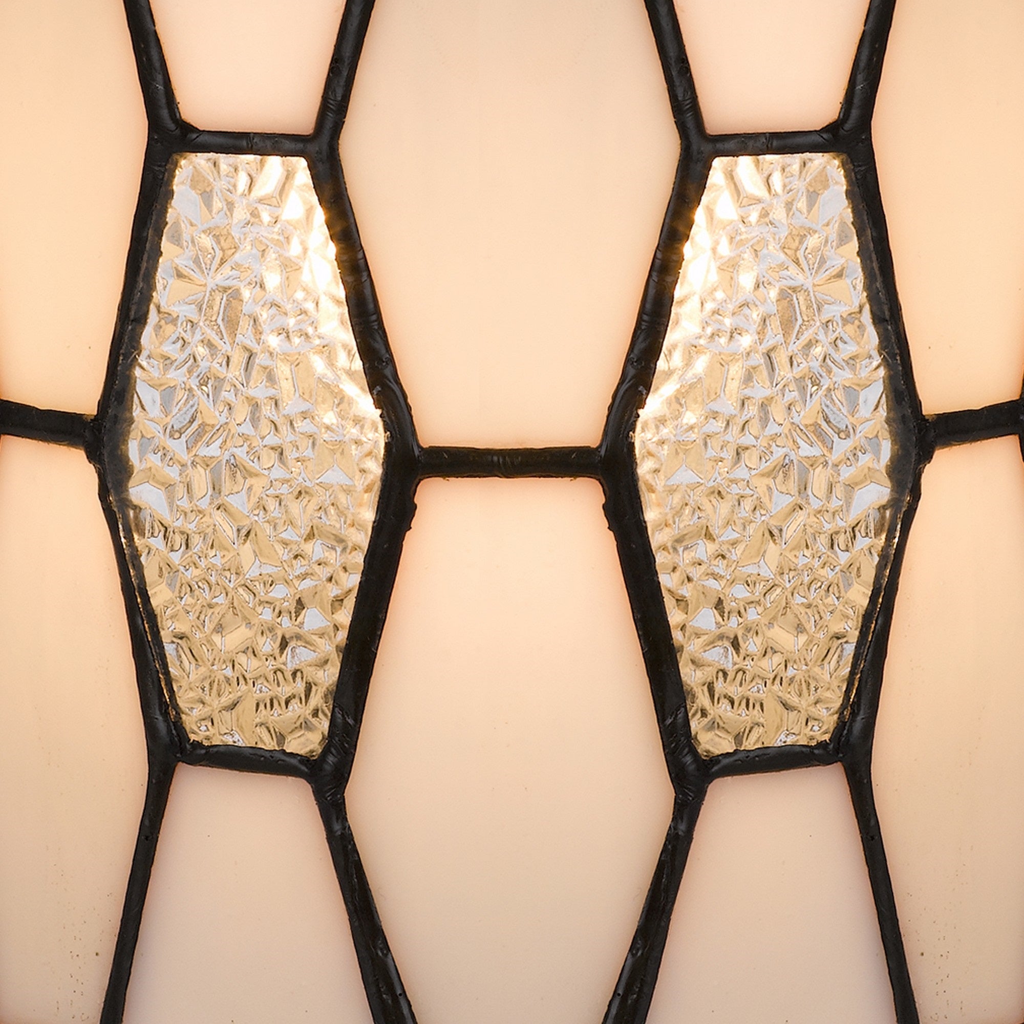 Benzara Eli 9 Inch Accent Lamp, Hand discomfort-reducingted Tiffany Style Shade, Bronze, Model BM295950, Glass/Metal/Resin
