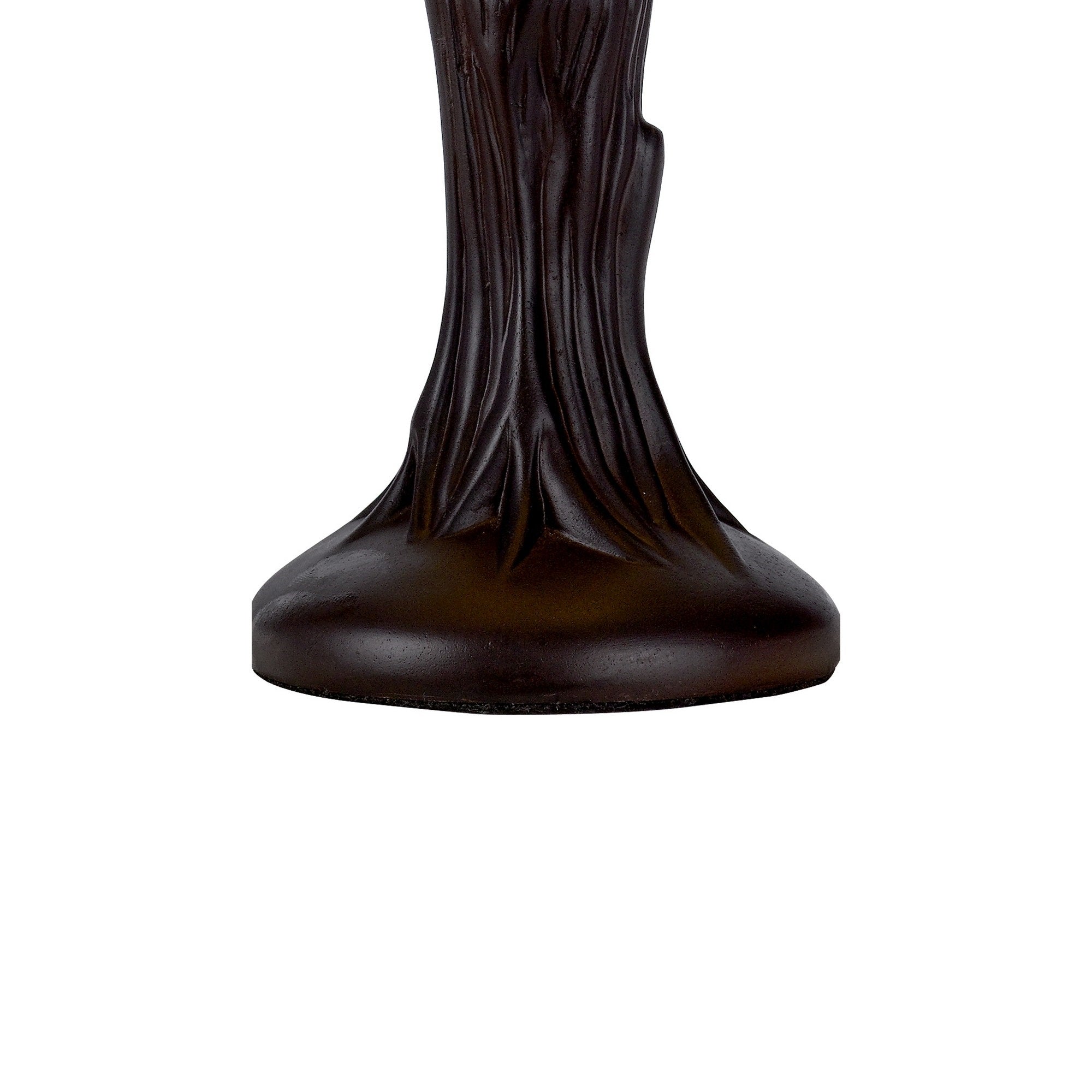 Eli 11 Inch Accent Lamp, Tree Crown Tiffany Style Shade, Bronze Tree Base