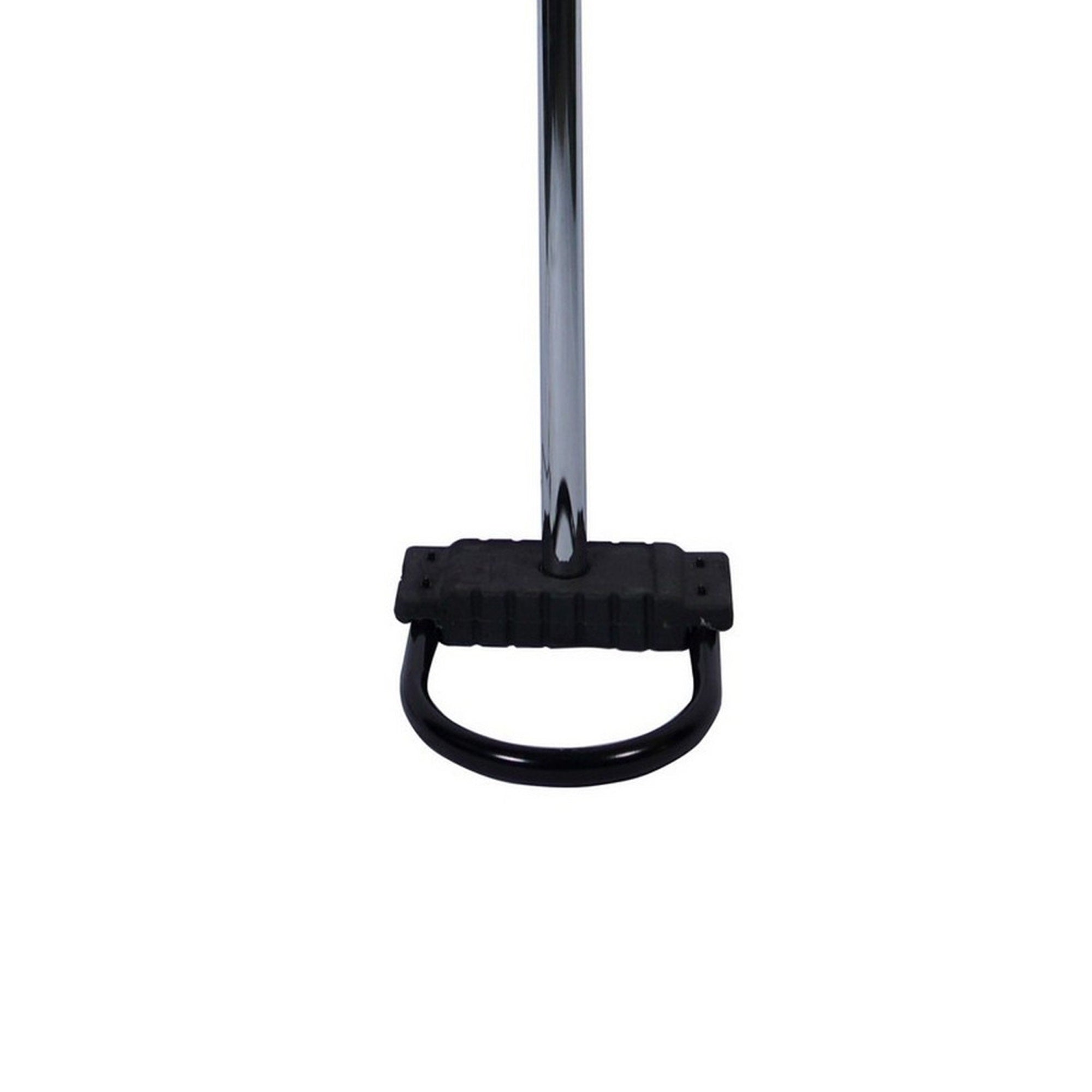 Benzara Arya 5 Light Arc Floor Lamp, Chrome & Black, Modern Style, Model BM300845