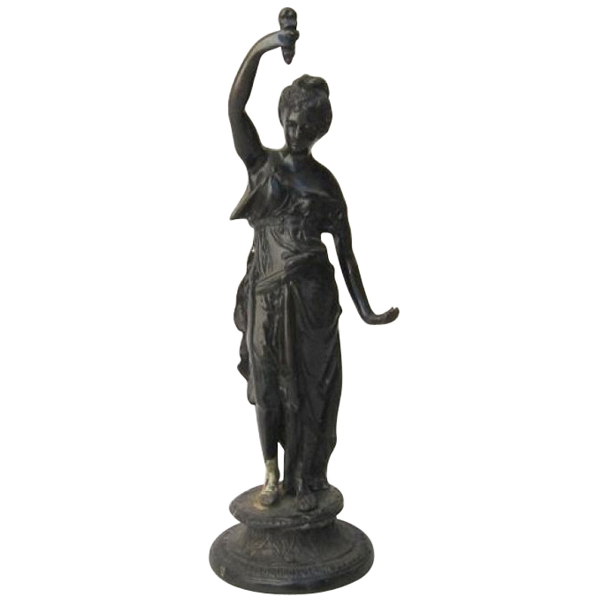 Ectoria Metal Lady W/Lamp - Stylish Home Lighting For Elegant Spaces