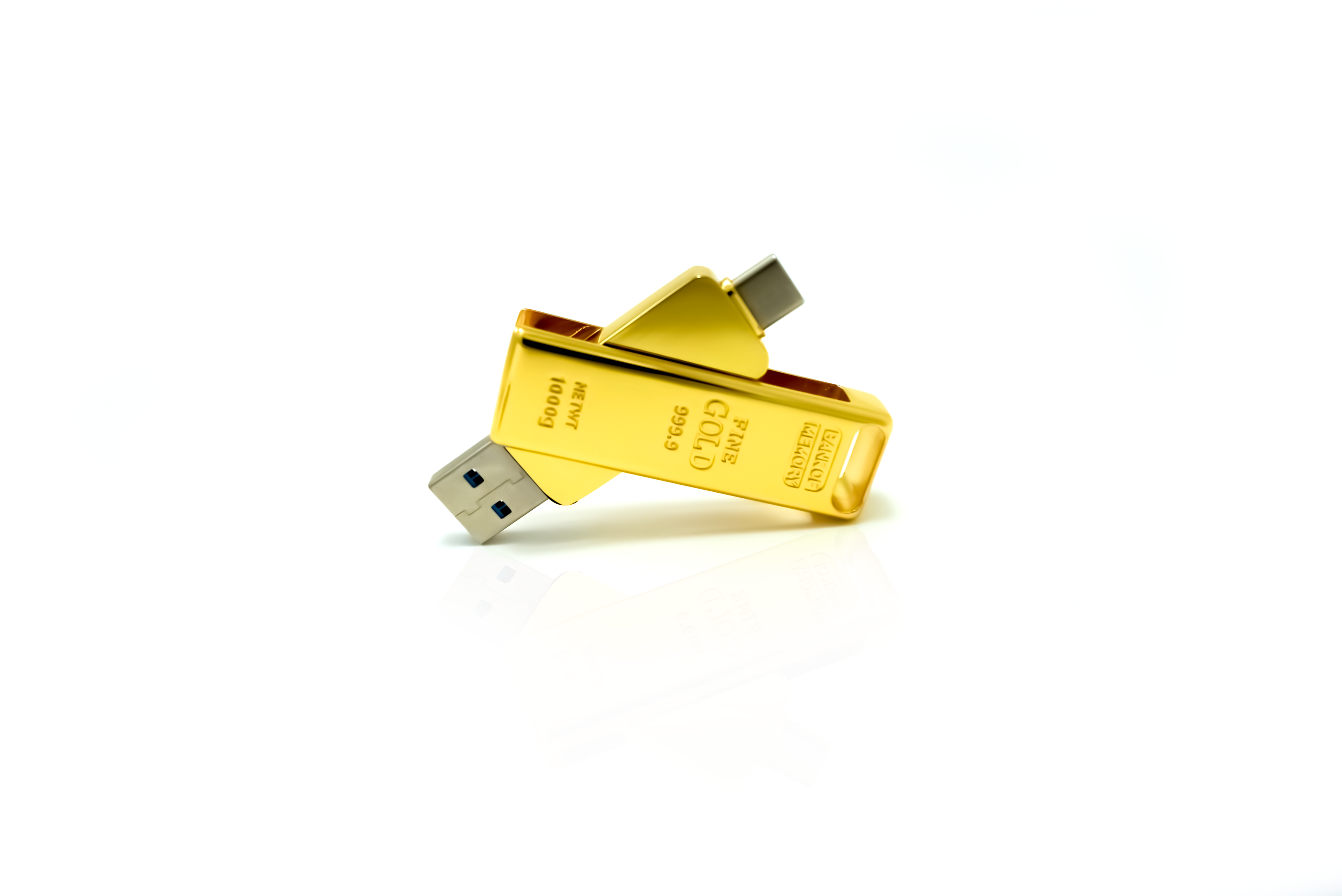 Gold Bar USB 3.1 Flash Drive
