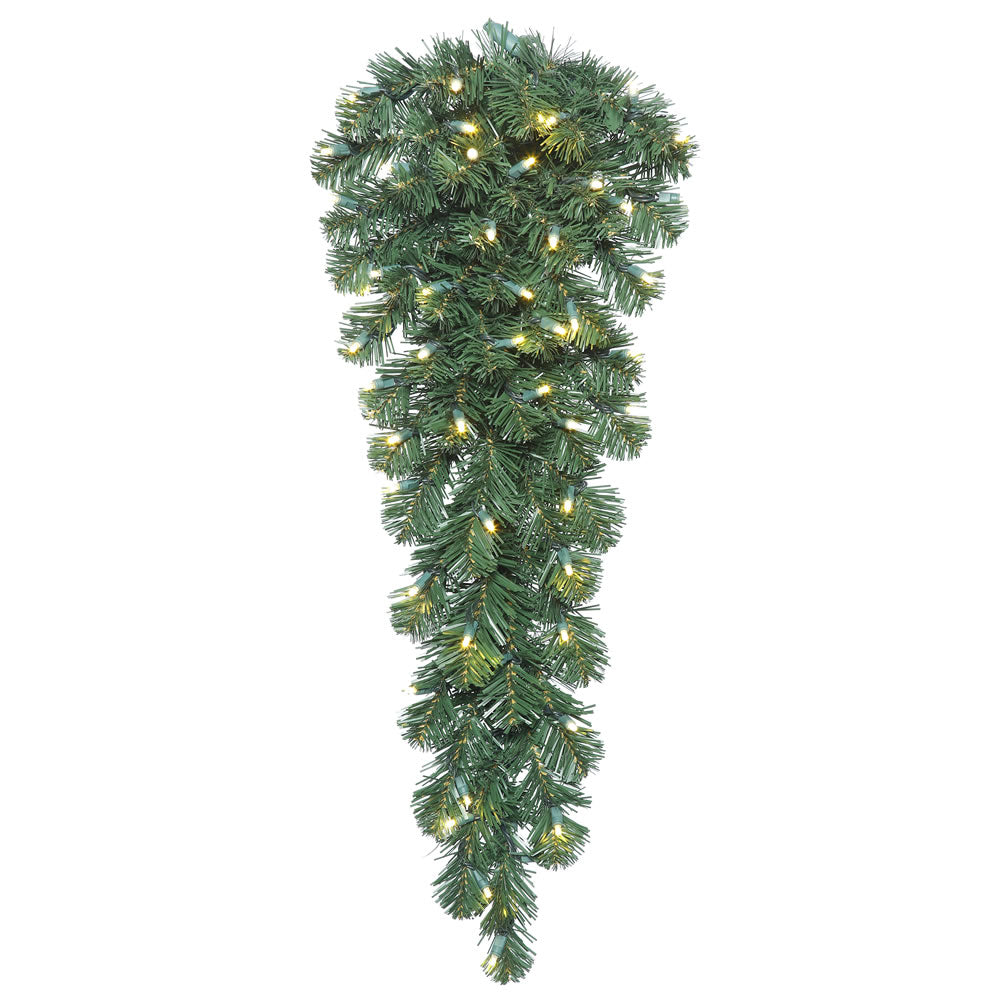 Vickerman Fir Teardrop with 50 LED Lights, 36in Warm White, PVC Tips, Model C164837LED