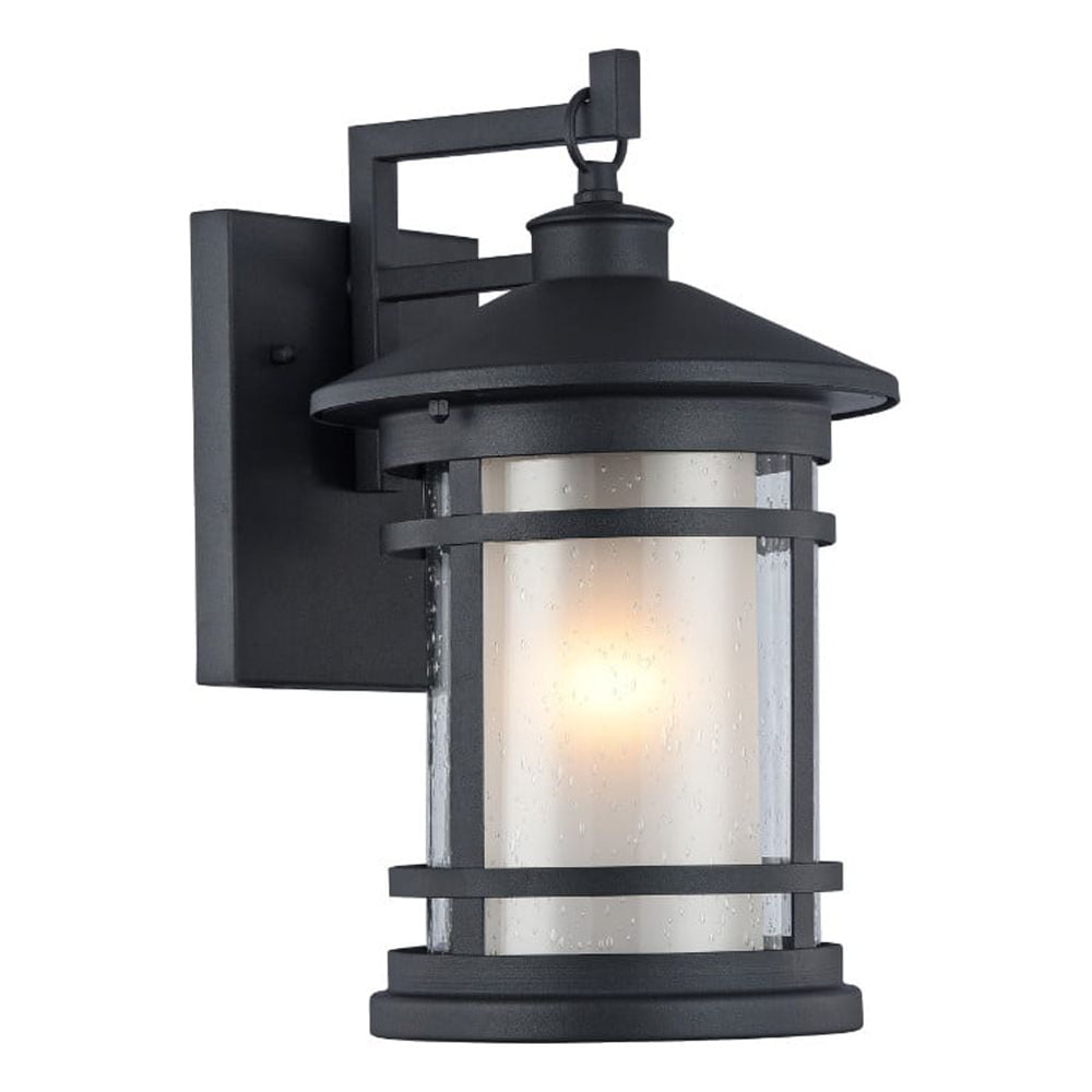 chloe cH22062BK14-OD1 14 in Lighting Adesso Transitional 1 Light Black Outdoor Wall Sconce - Textured Black